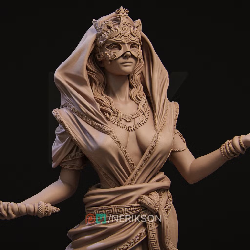 Lakhesis The Moirai — Unpainted