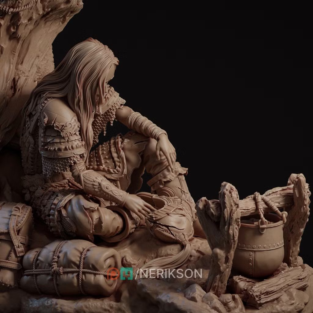 A moment of Rest — Unpainted