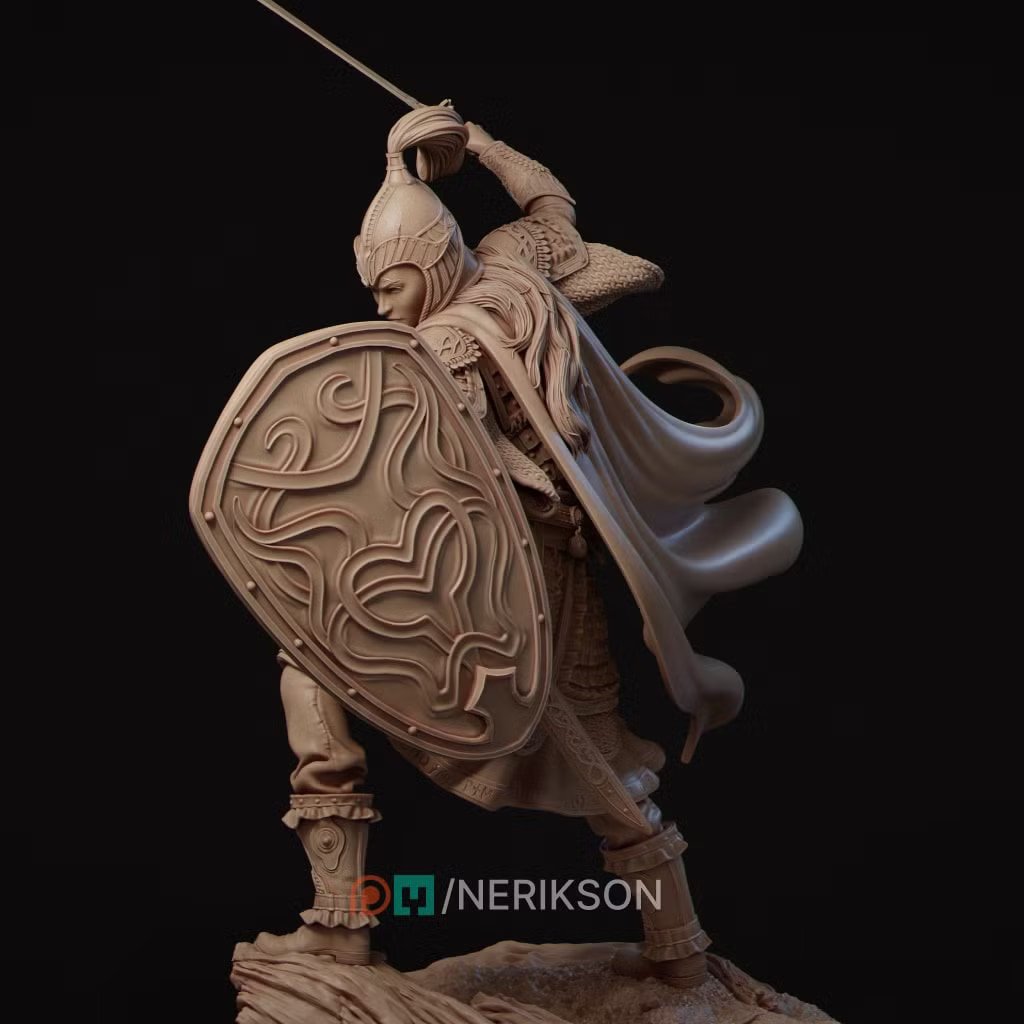 Nastasya The Shield Maiden — Unpainted