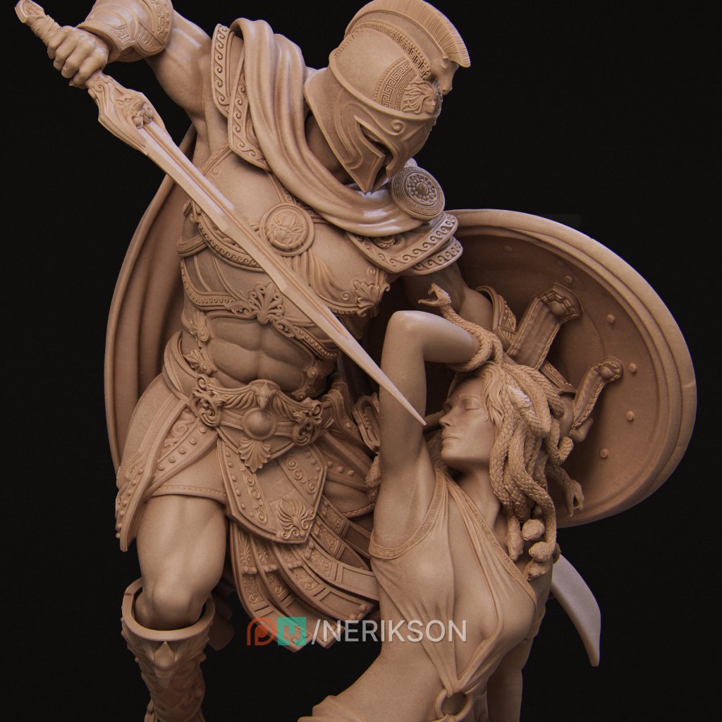 Perseu and Medusa — Unpainted