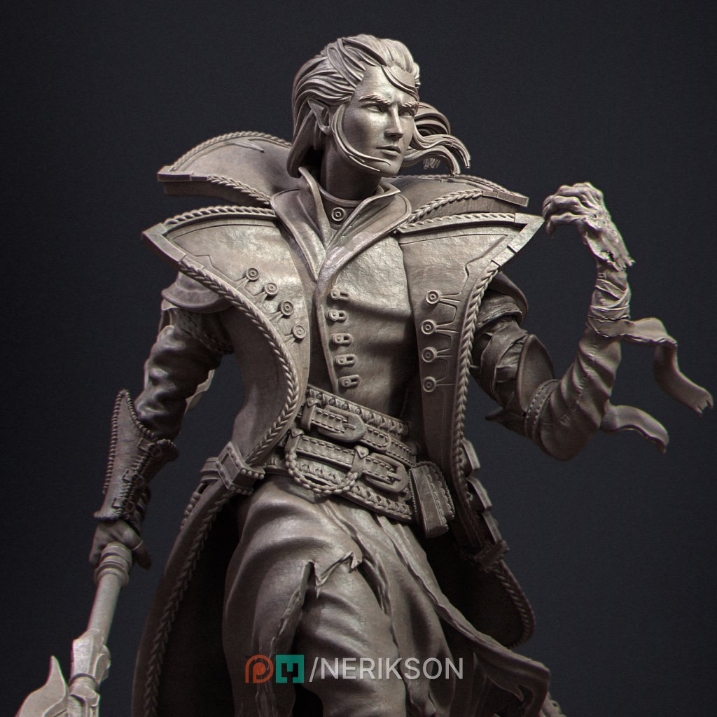 Vampire Elf Warlock — Painted