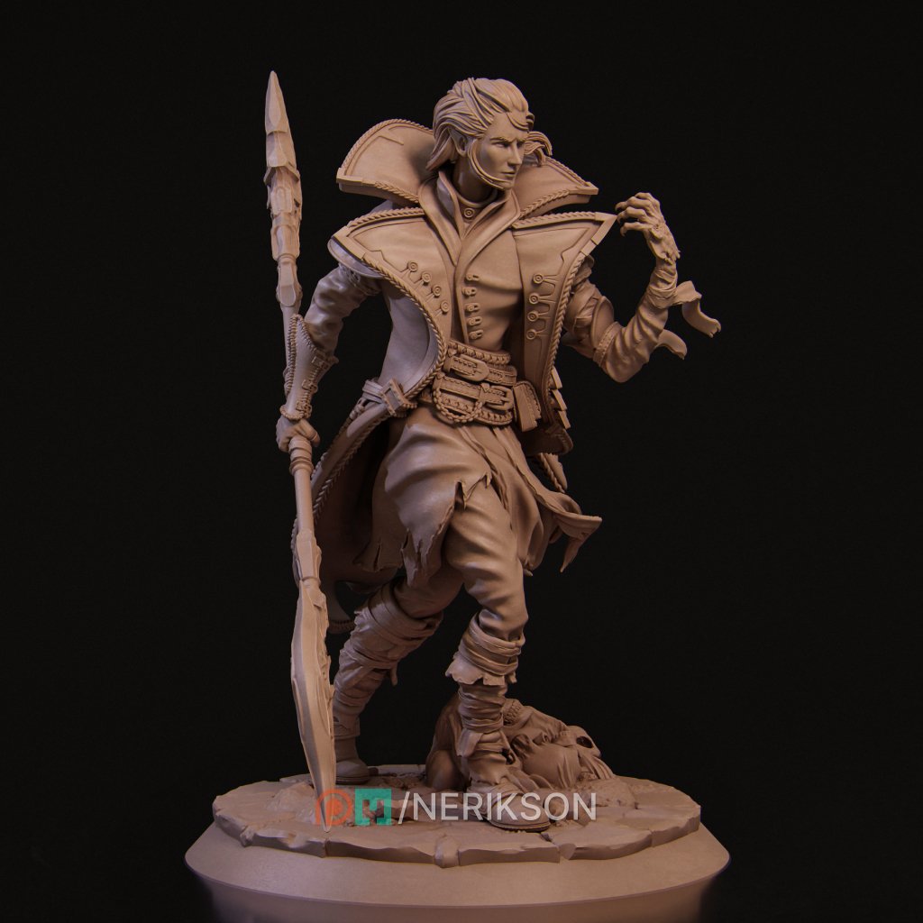 Vampire Elf Warlock — Unpainted