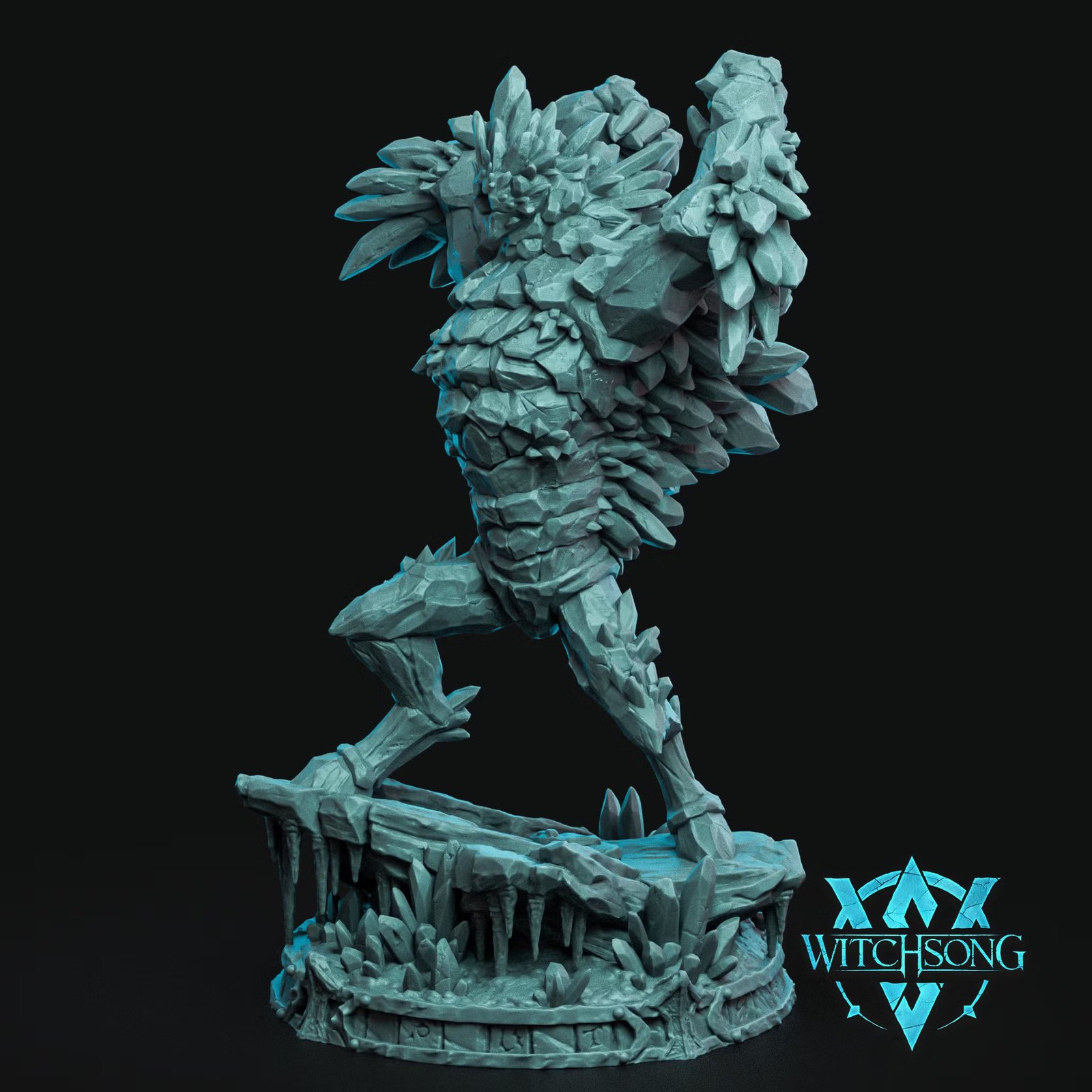 Gemstone Monstrosity — Painted