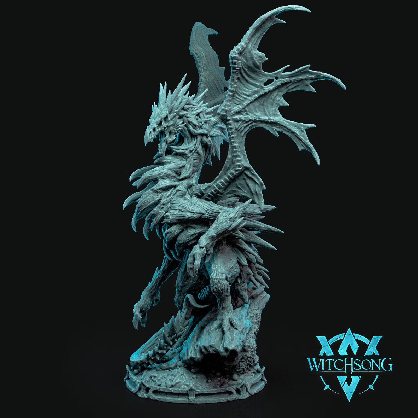 Swamp Dragon — Painted