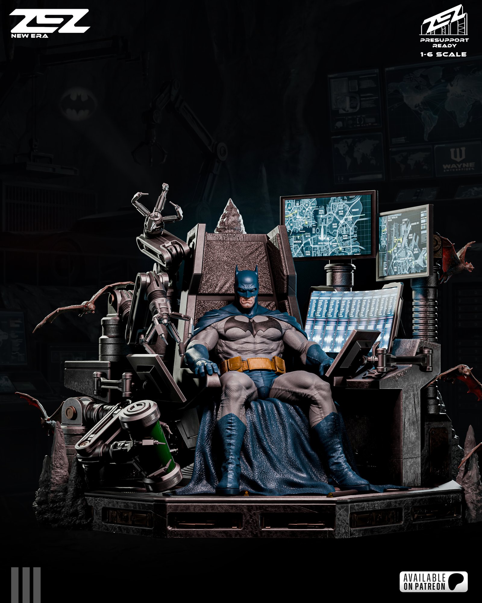 Batman Throne — Painted