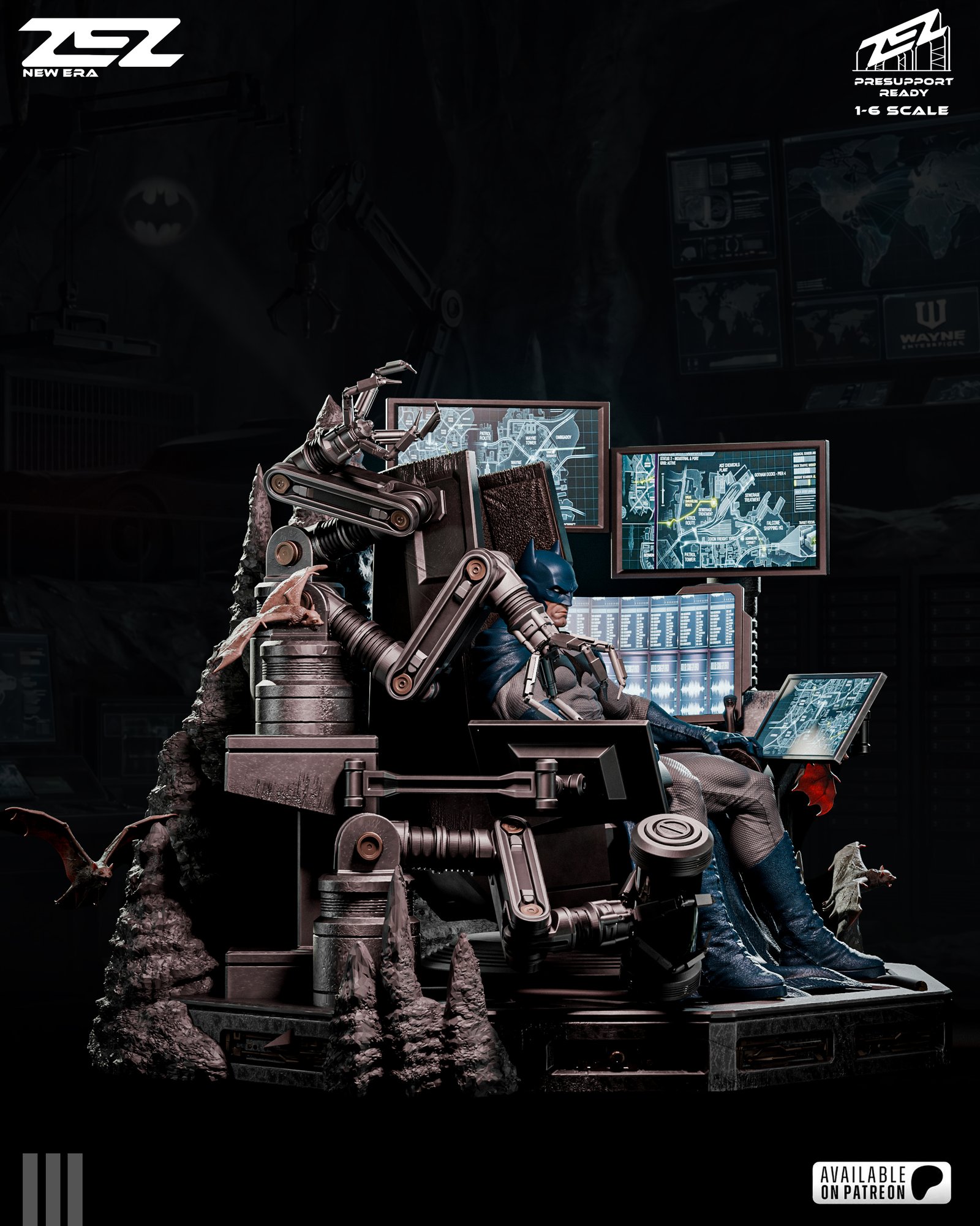 Batman Throne — Painted