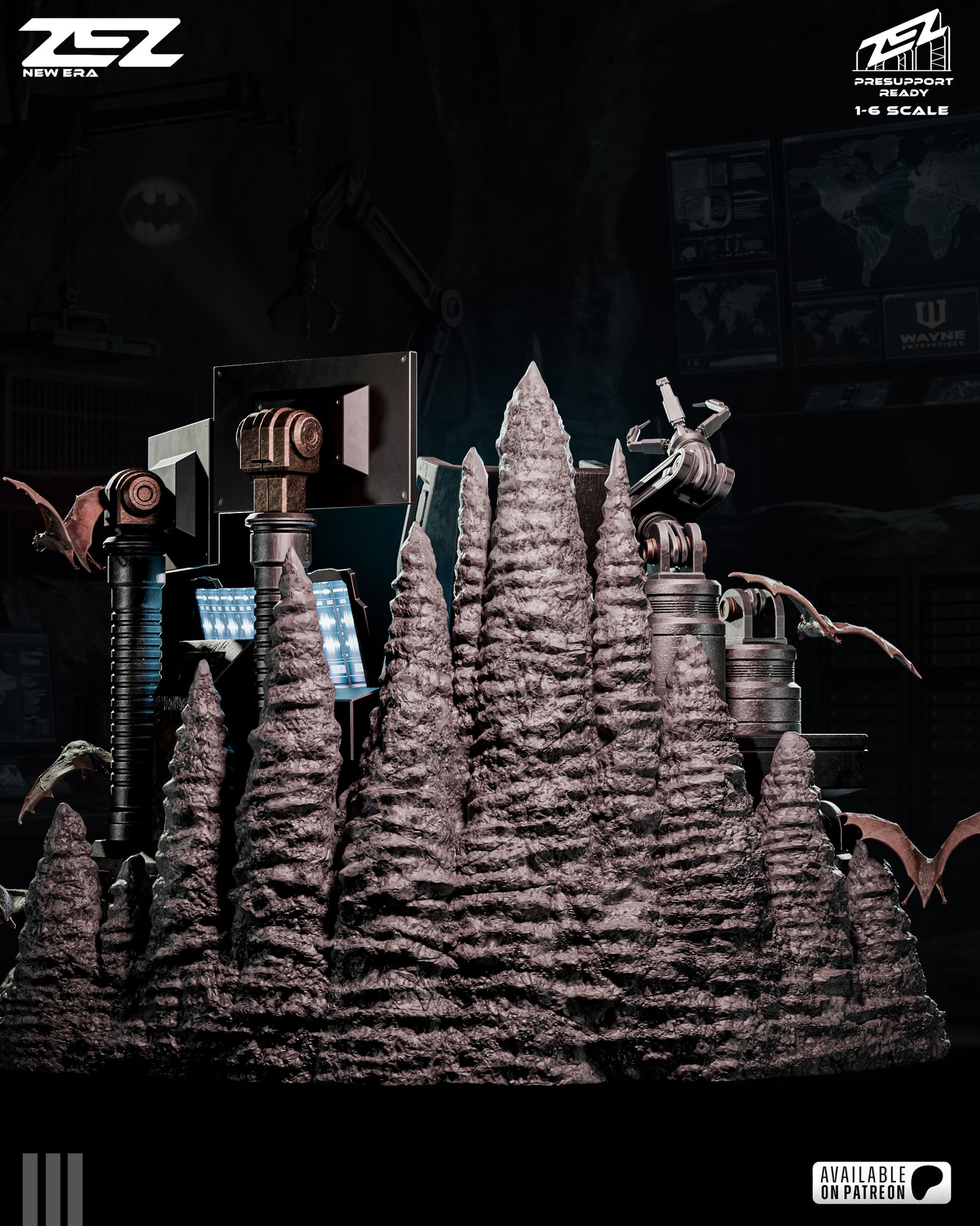 Batman Throne — Painted