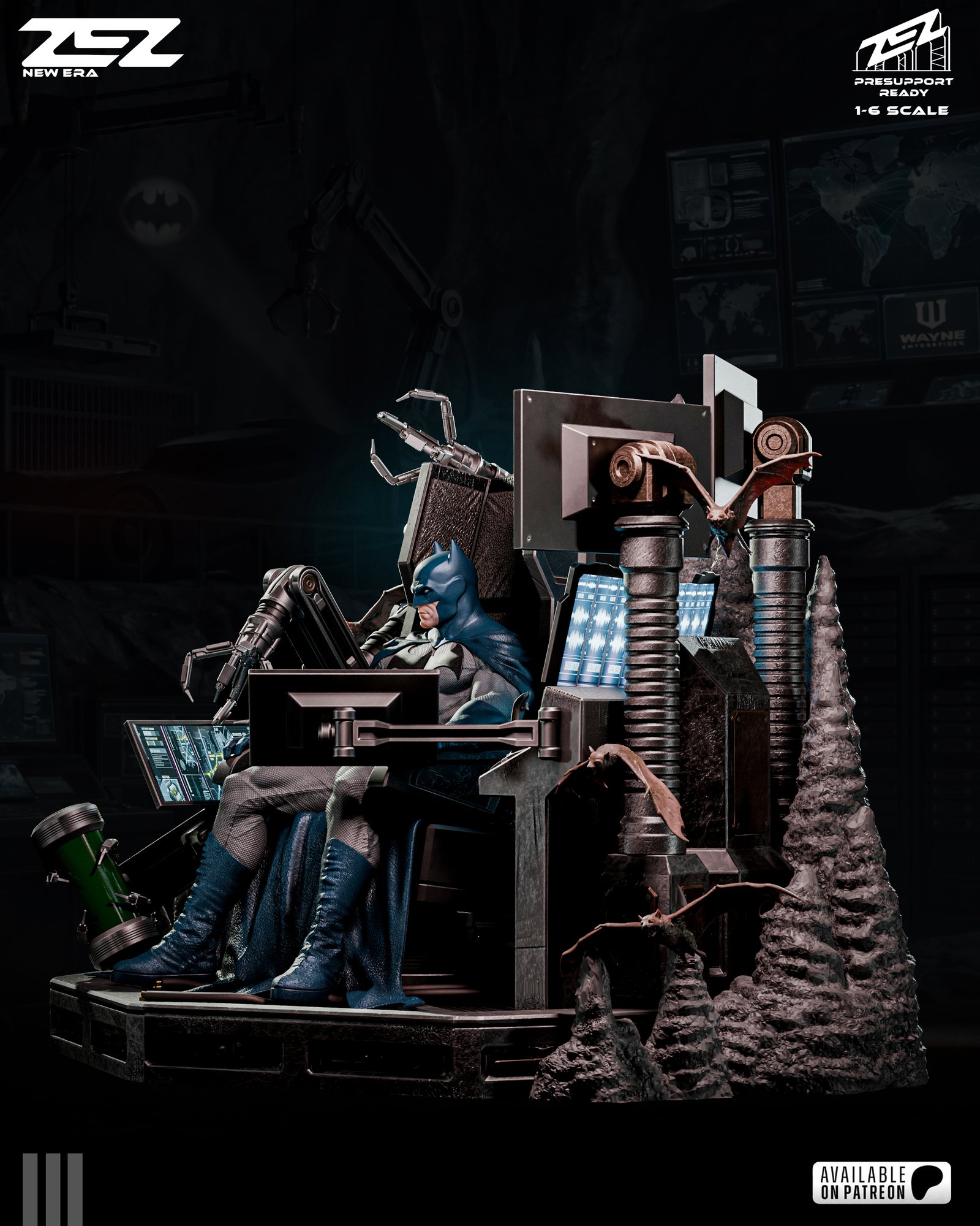 Batman Throne — Painted