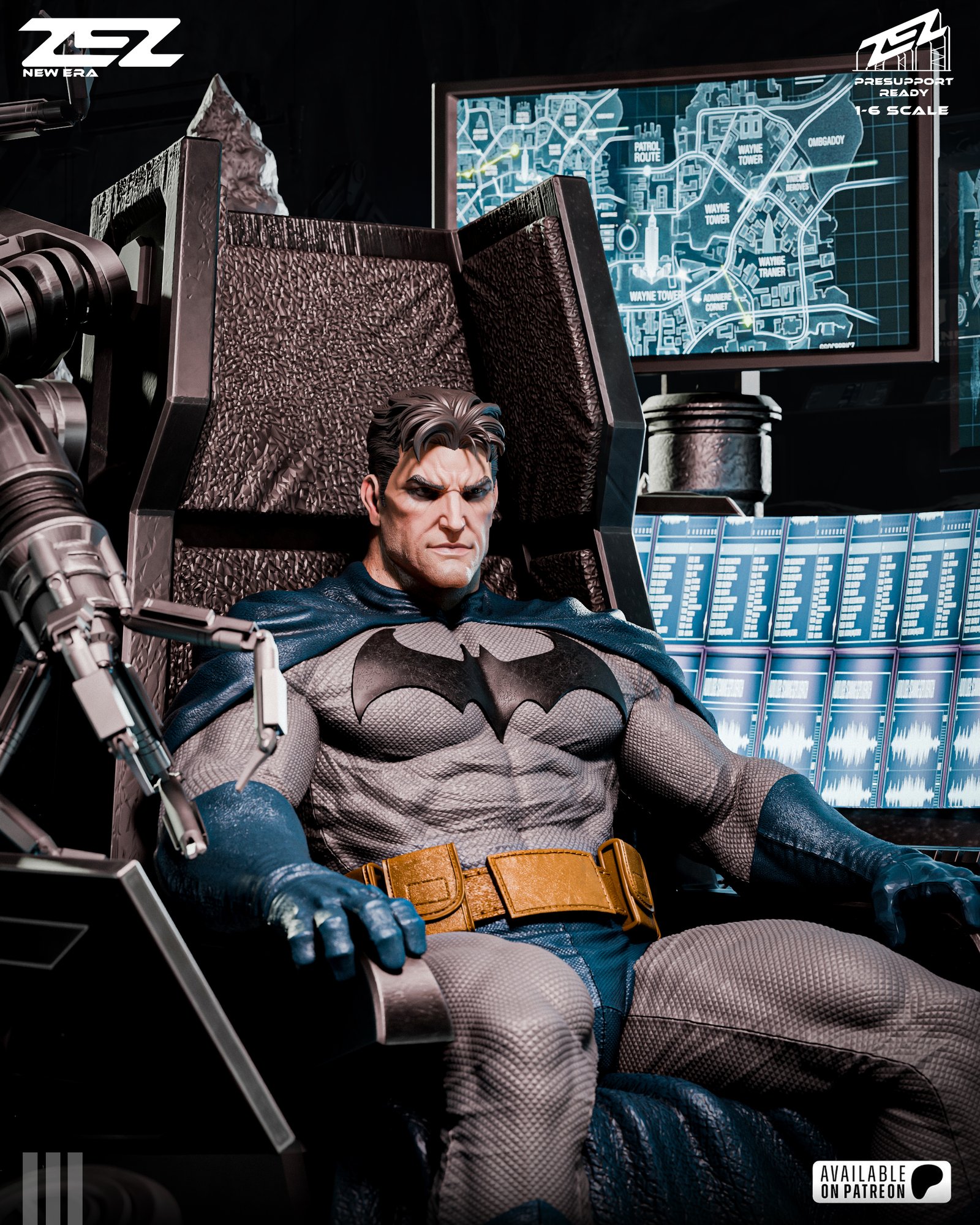 Batman Throne — Painted