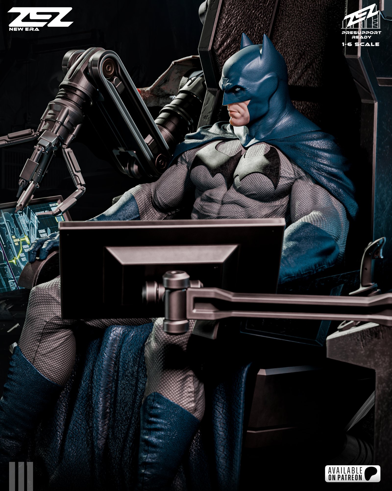 Batman Throne — Painted