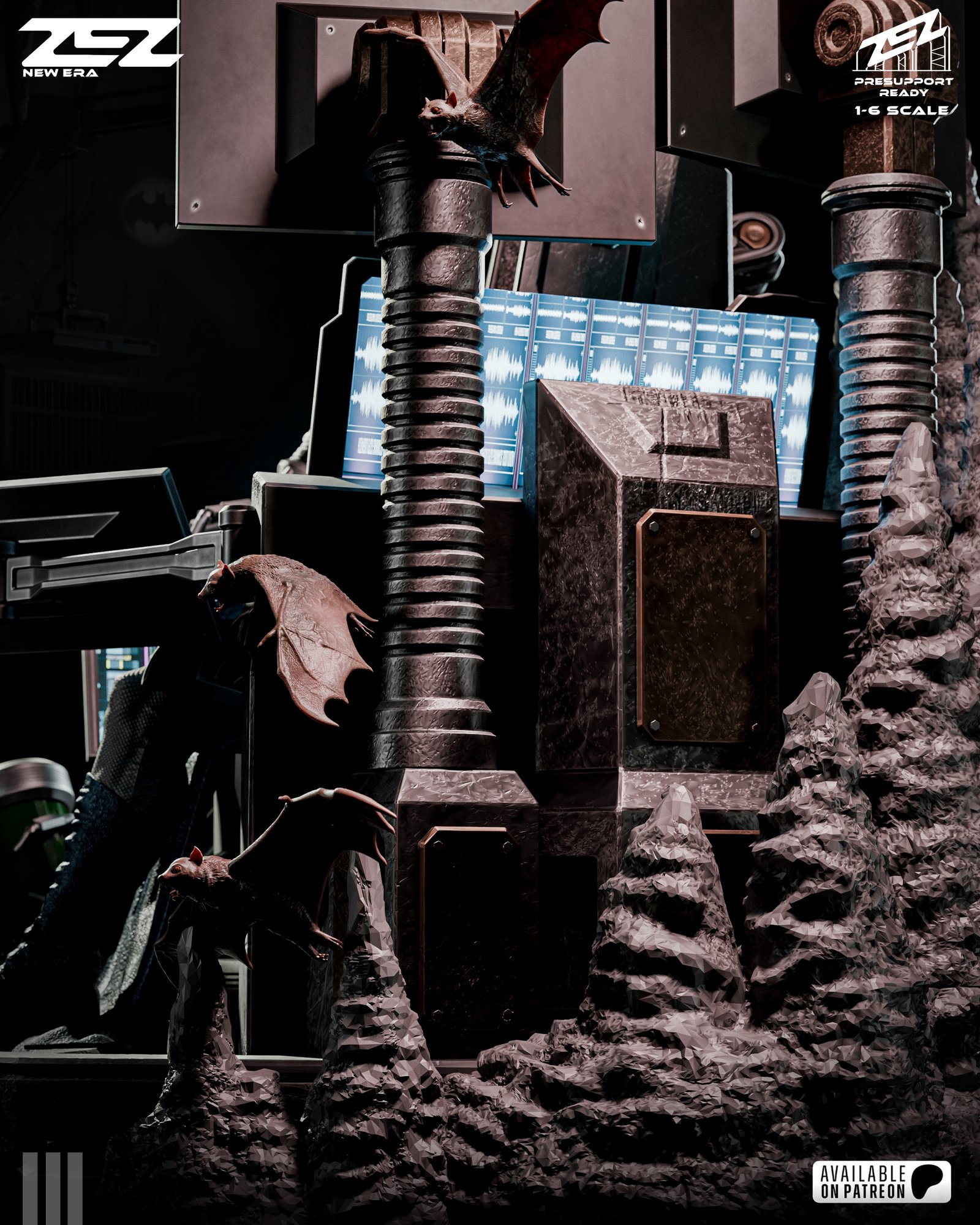 Batman Throne — Painted