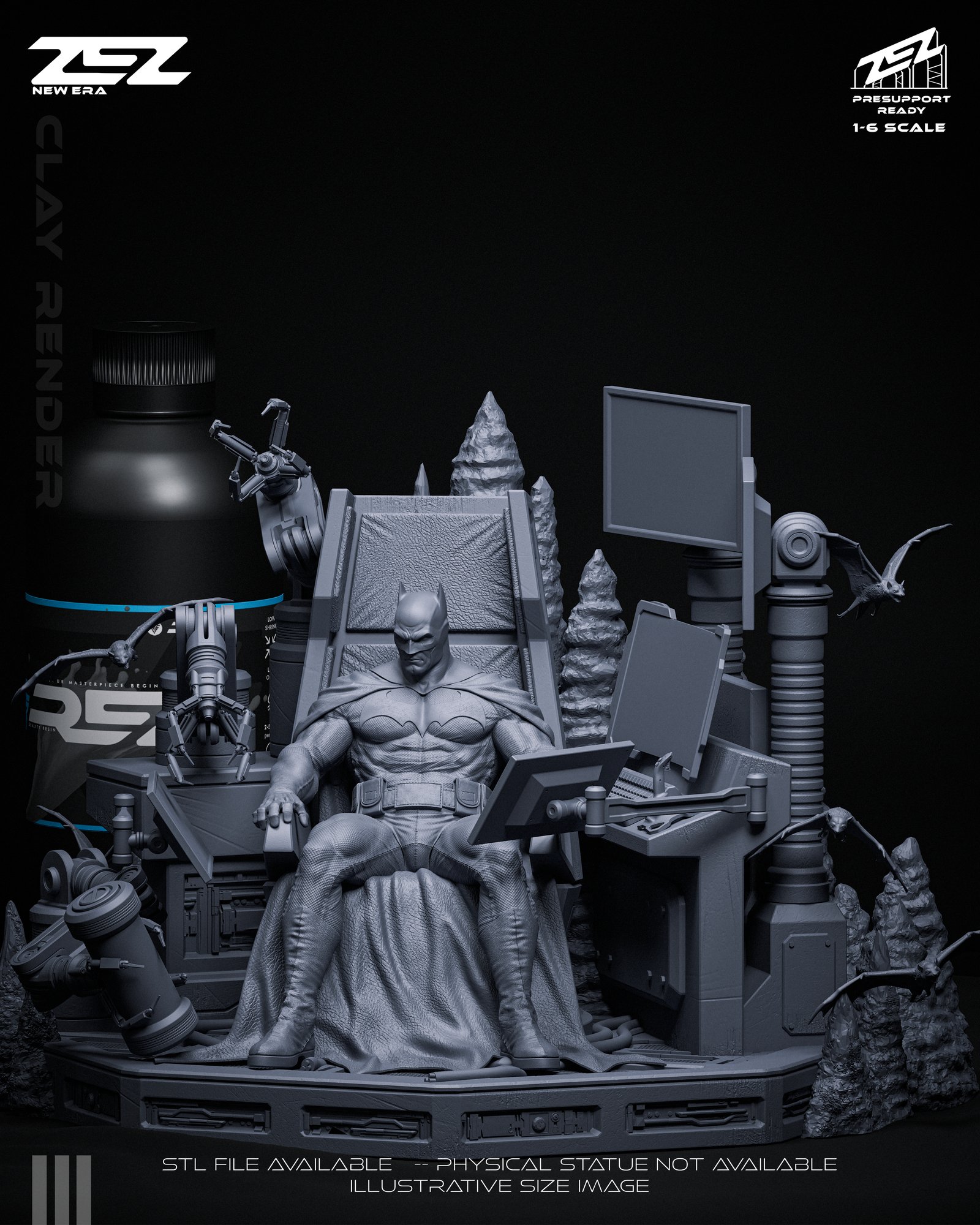 Batman Throne — Unpainted