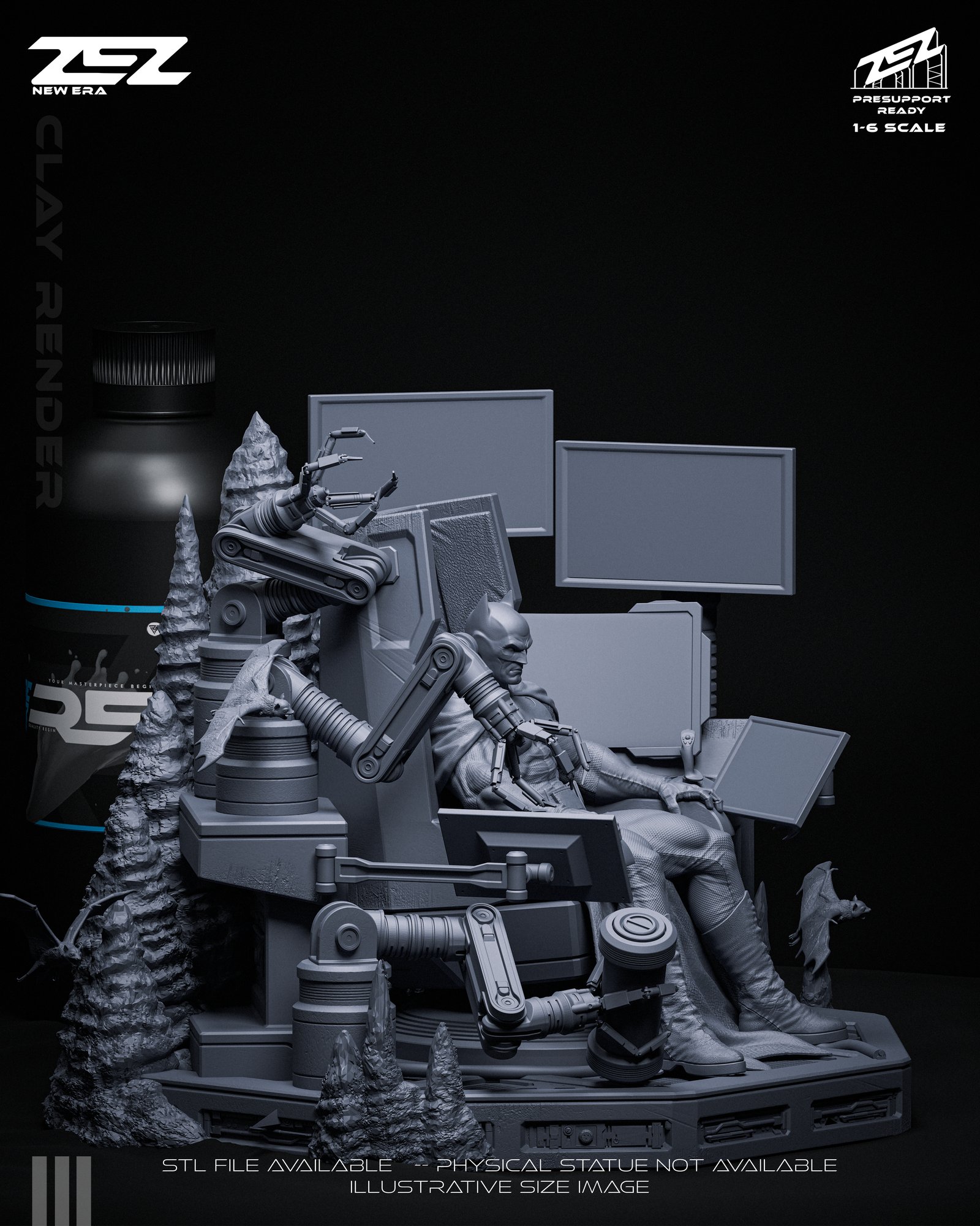 Batman Throne — Unpainted