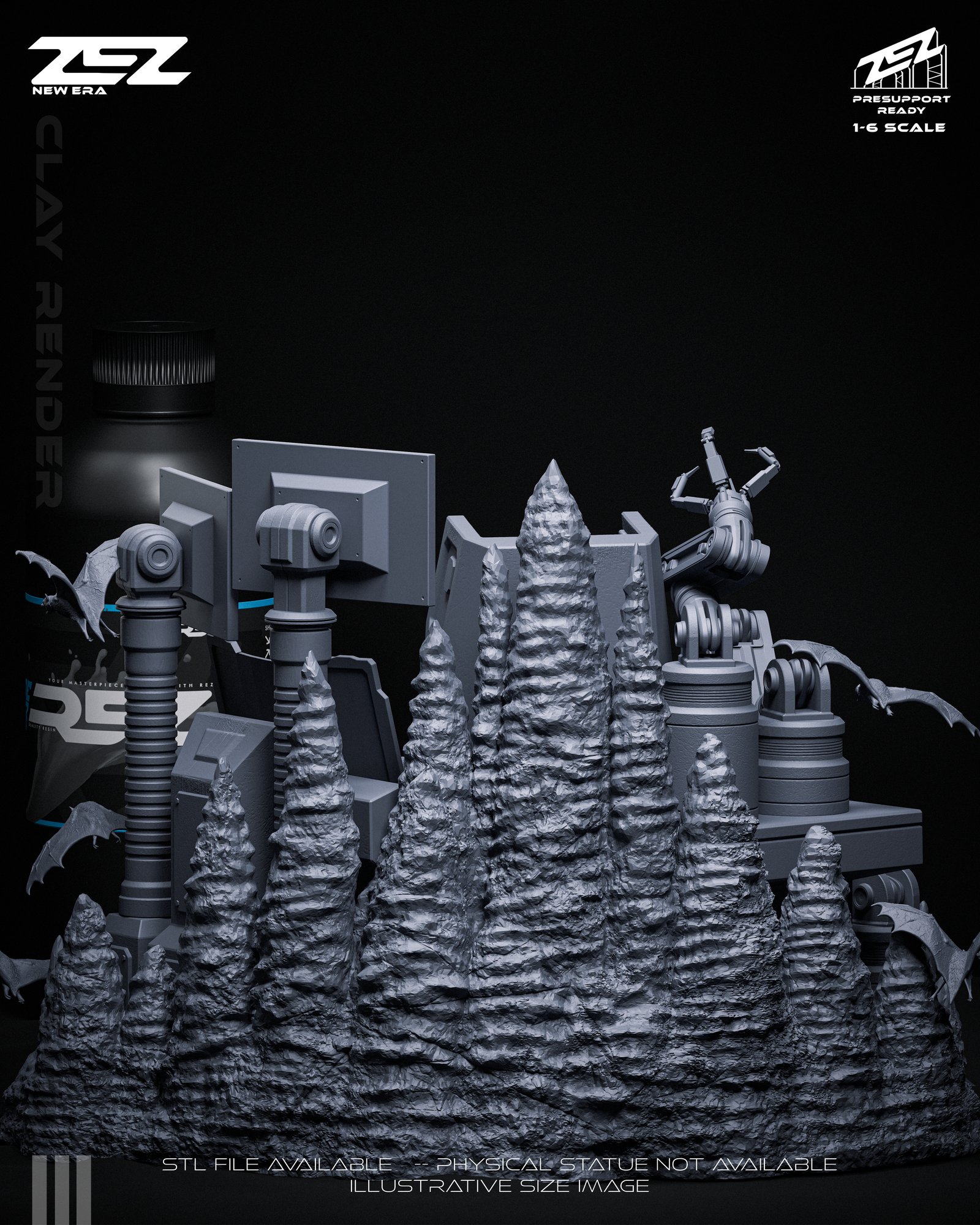 Batman Throne — Unpainted