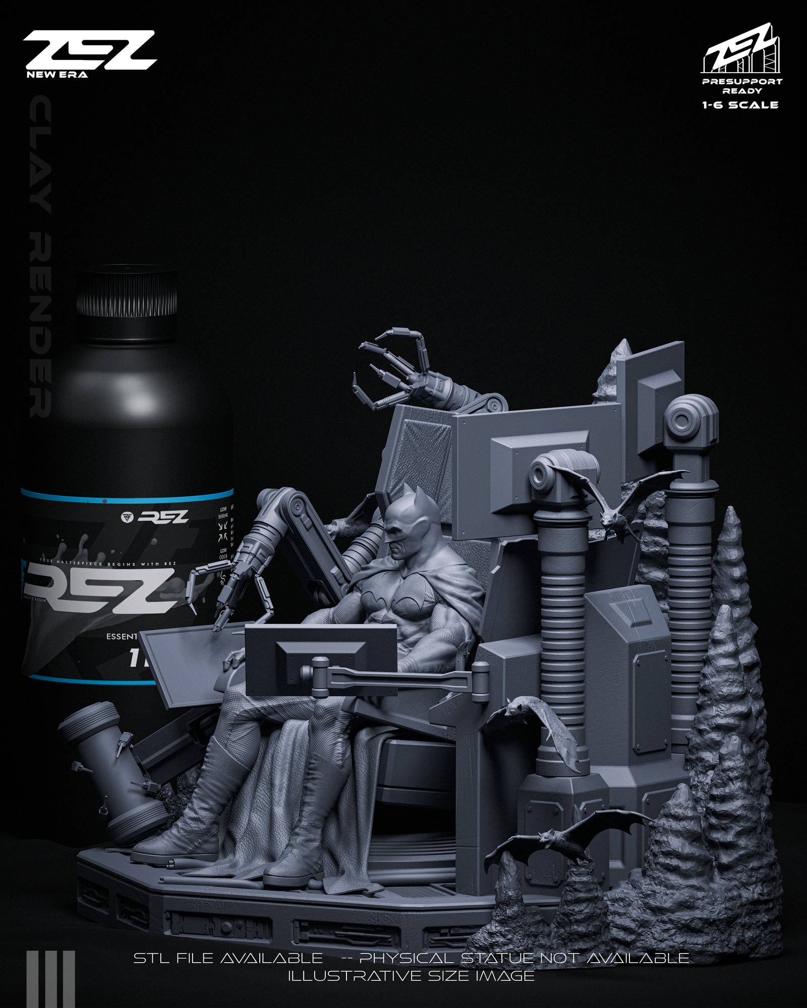 Batman Throne — Unpainted