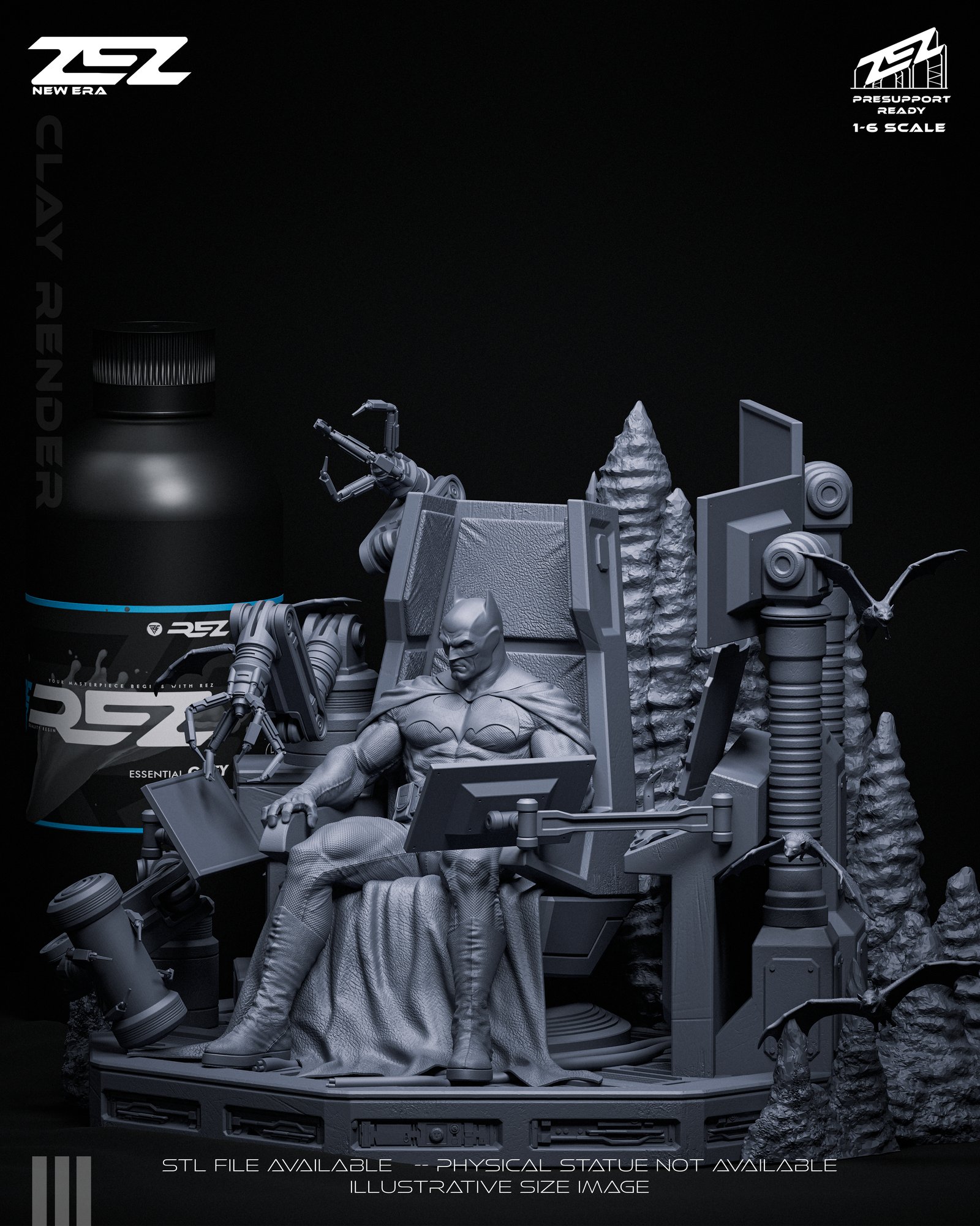 Batman Throne — Unpainted