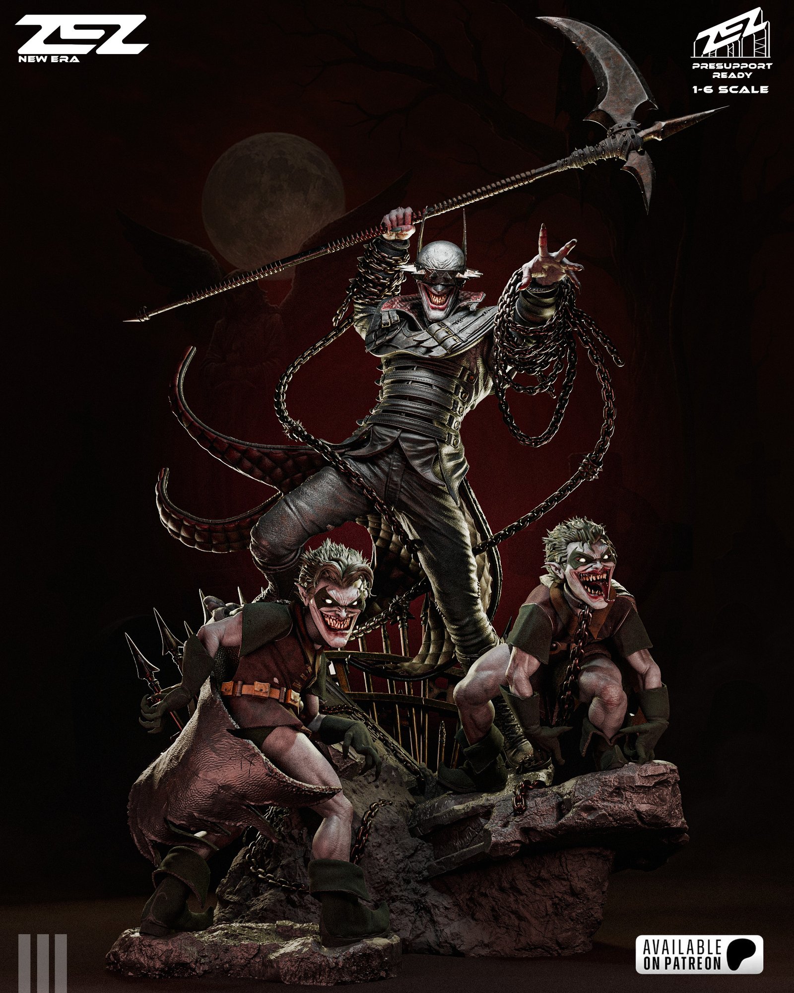 Batman Who Laughs — Painted