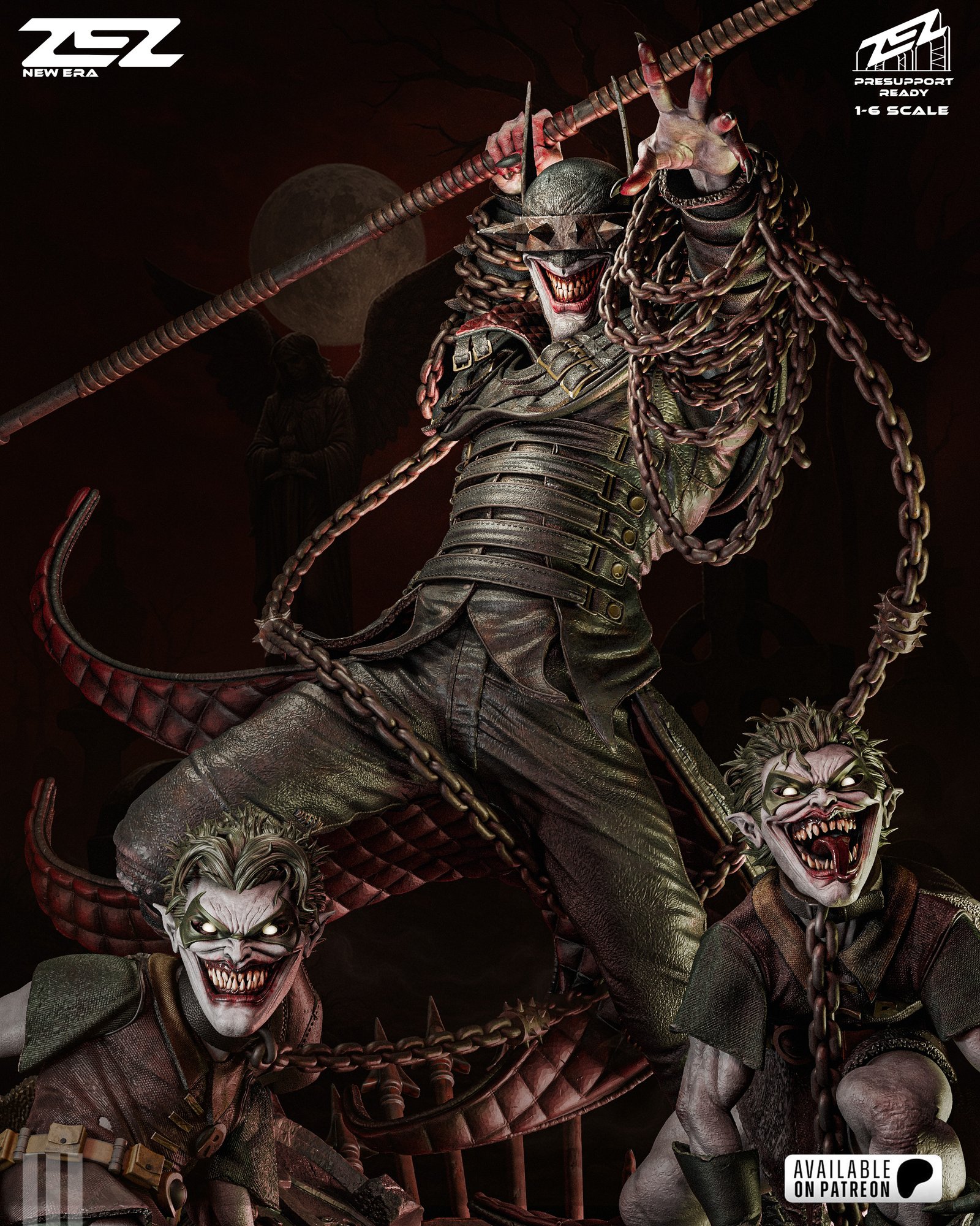 Batman Who Laughs — Painted