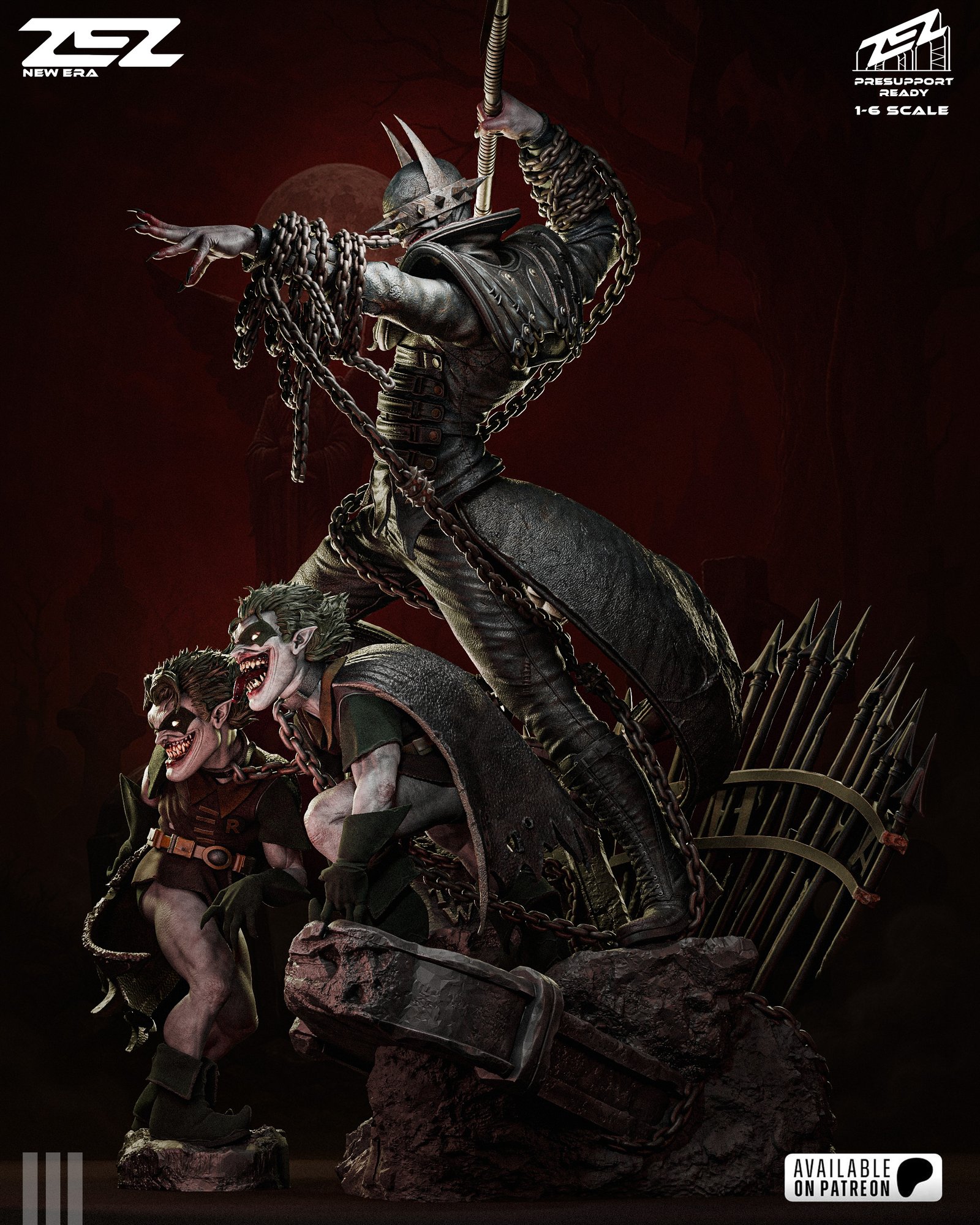 Batman Who Laughs — Painted
