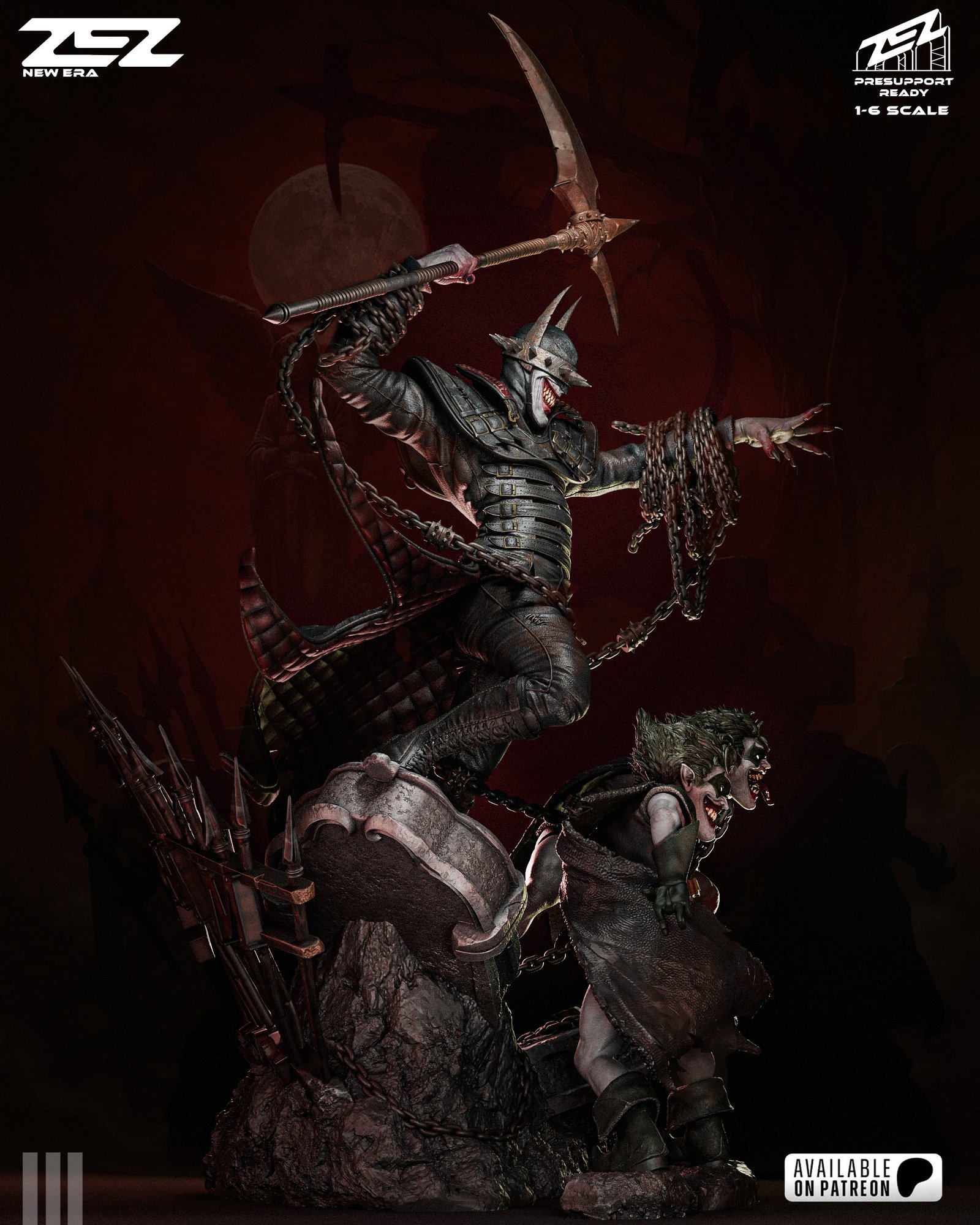 Batman Who Laughs — Painted