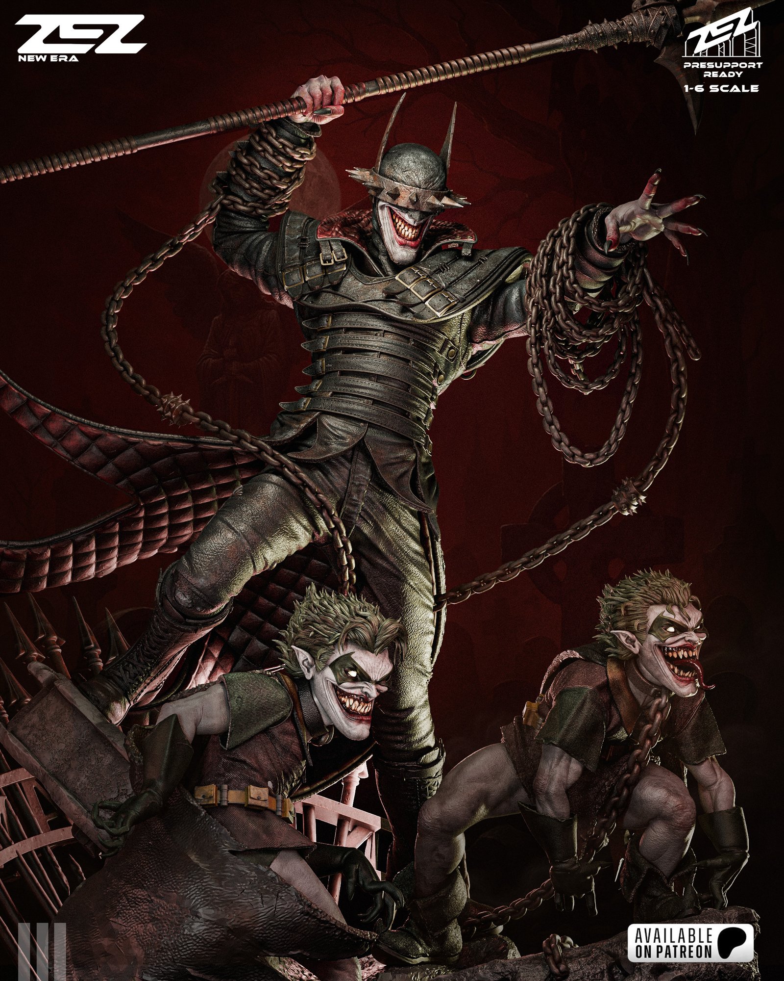 Batman Who Laughs — Painted