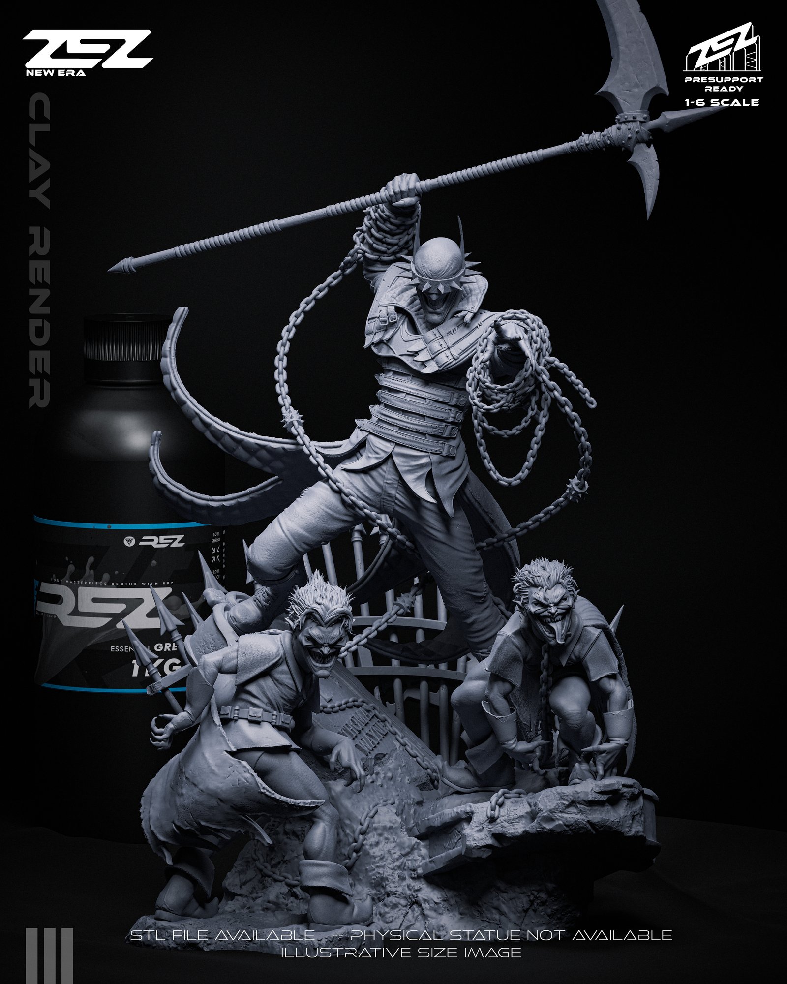Batman Who Laughs — Unpainted