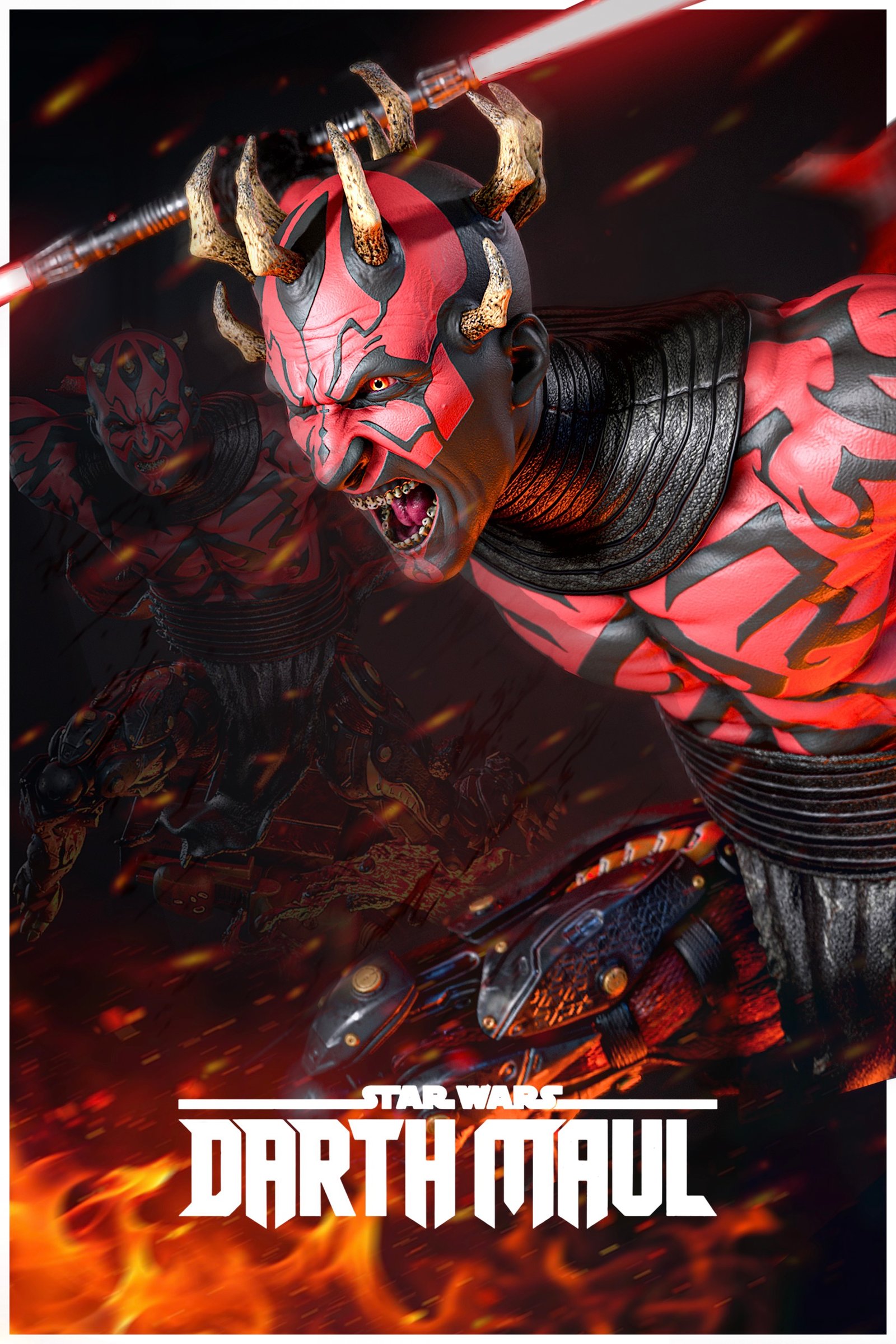 Darth Maul — Painted