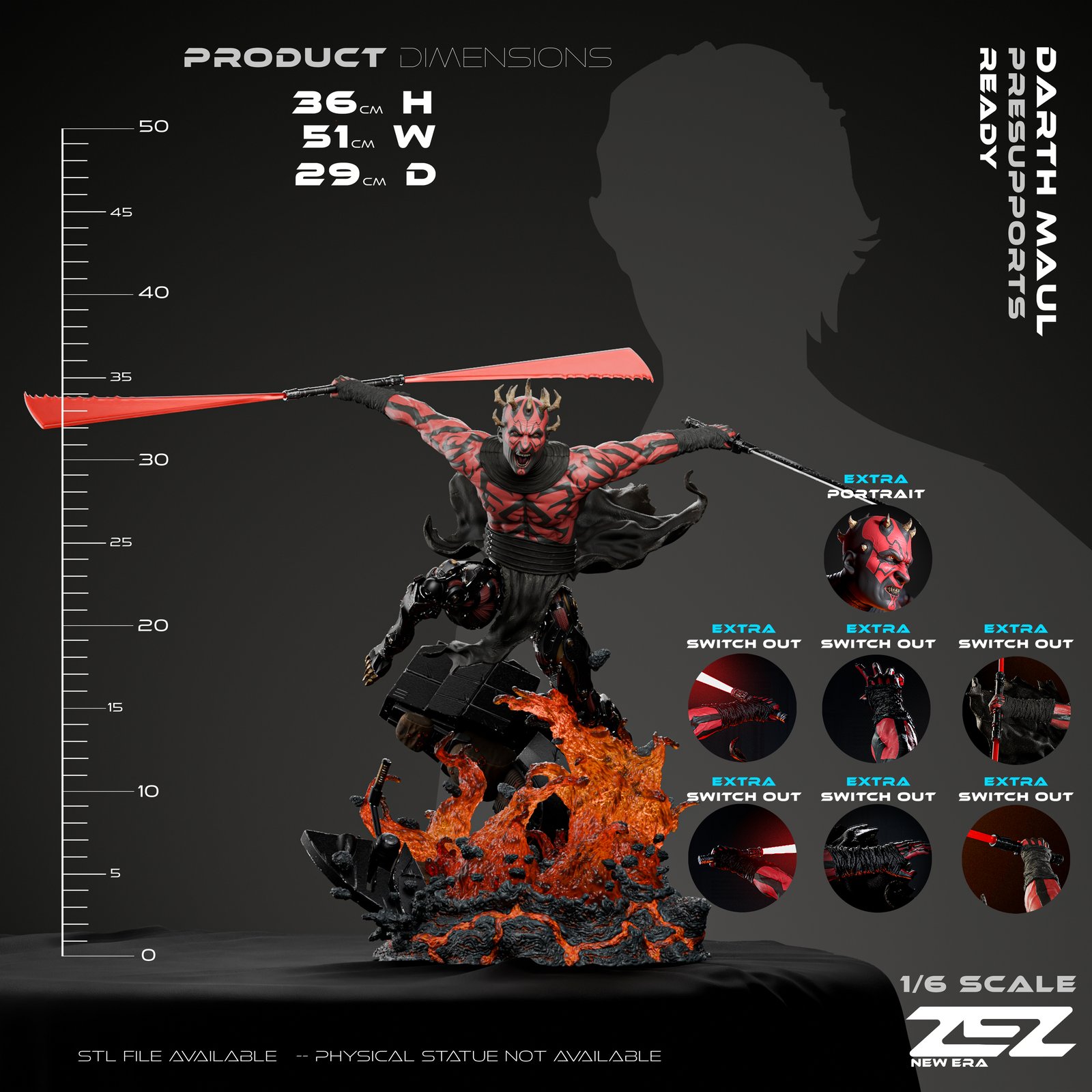 Darth Maul — Painted