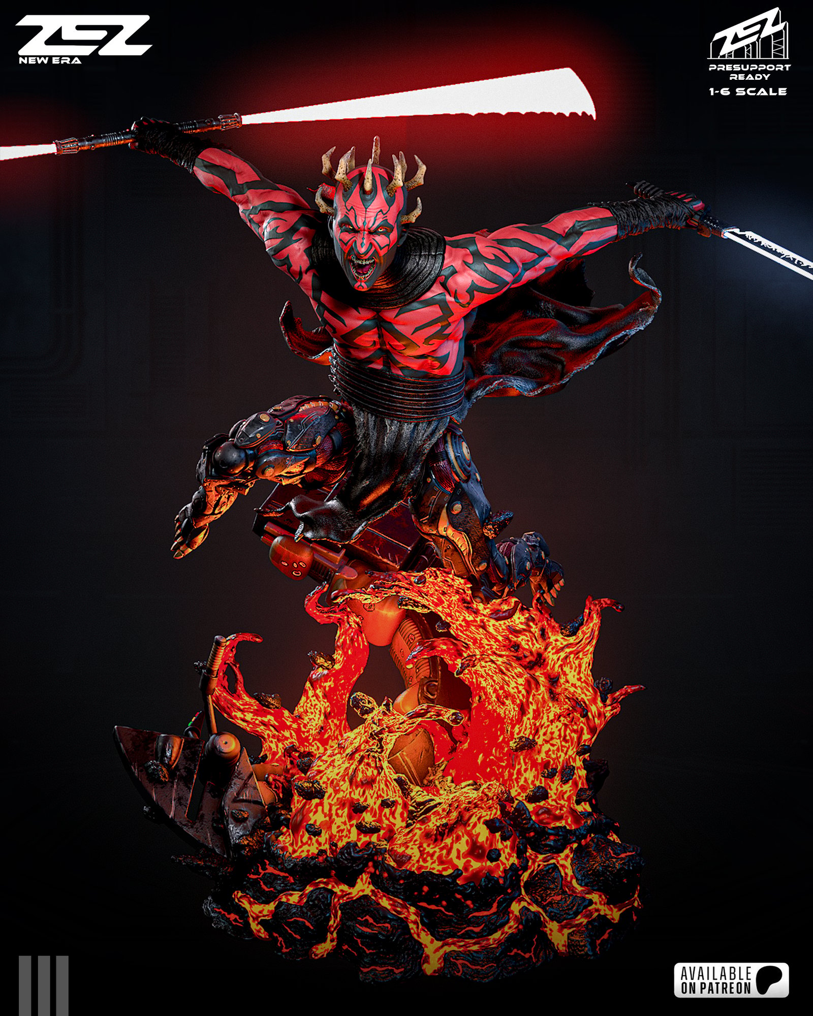 Darth Maul — Painted