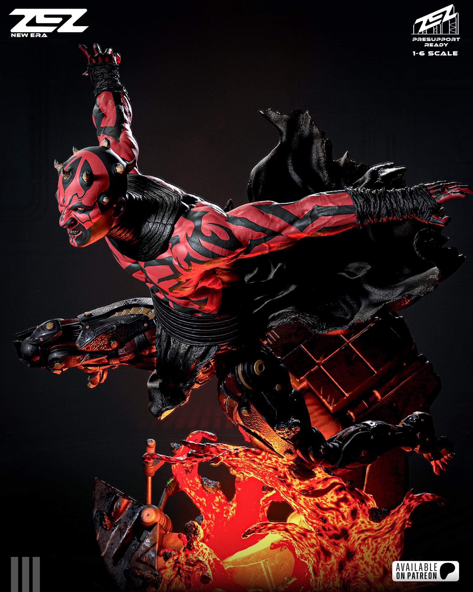 Darth Maul — Painted