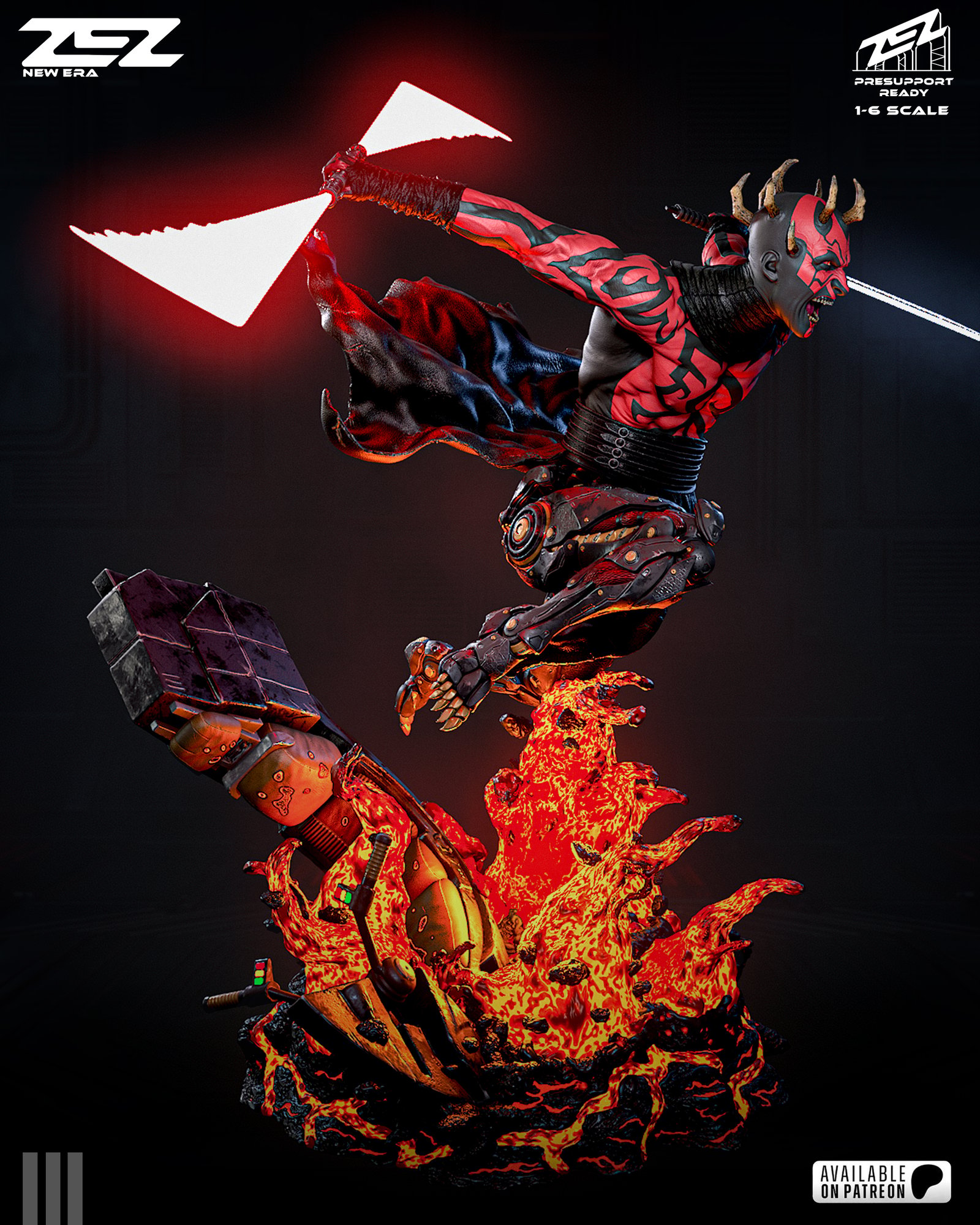Darth Maul — Painted