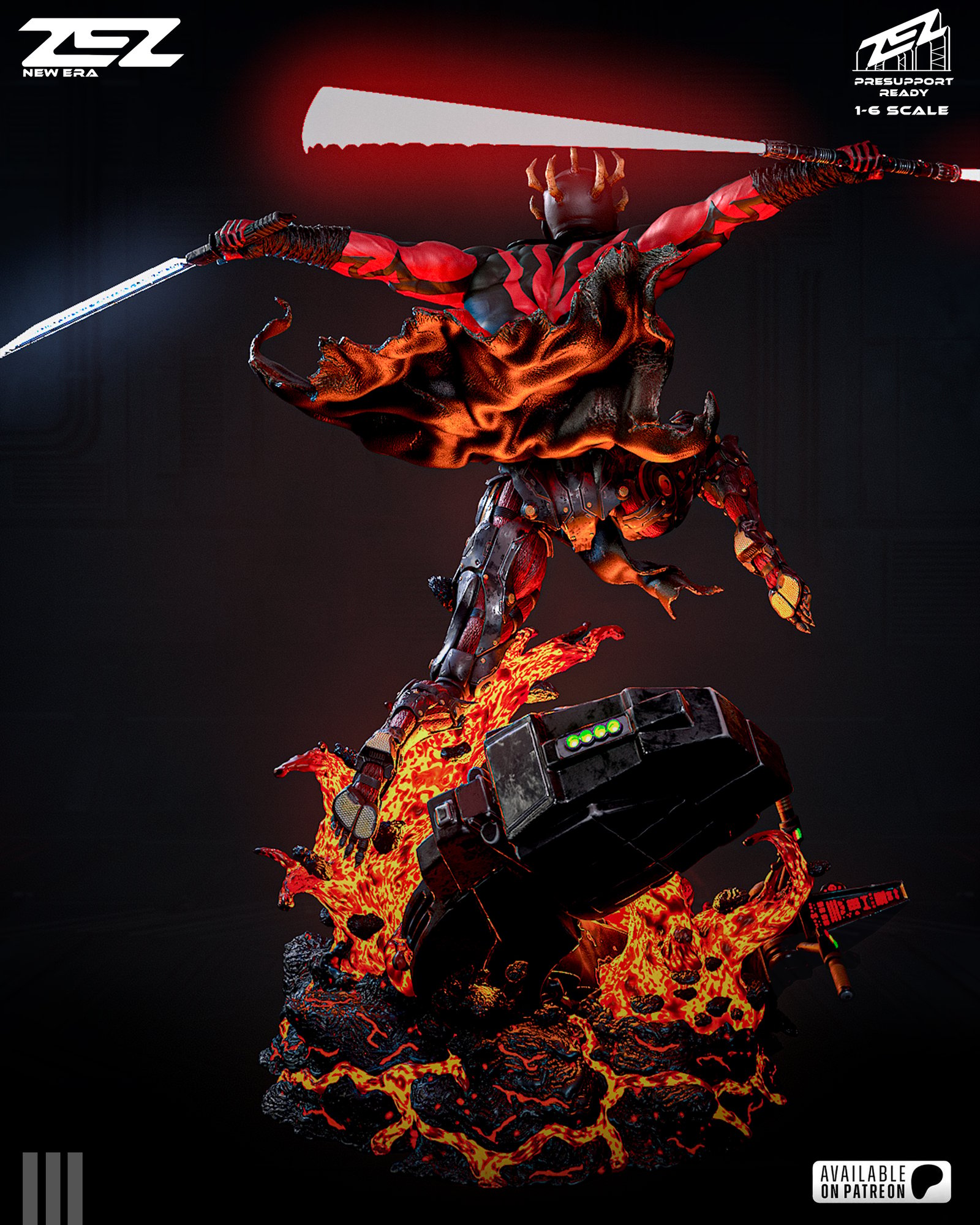 Darth Maul — Painted