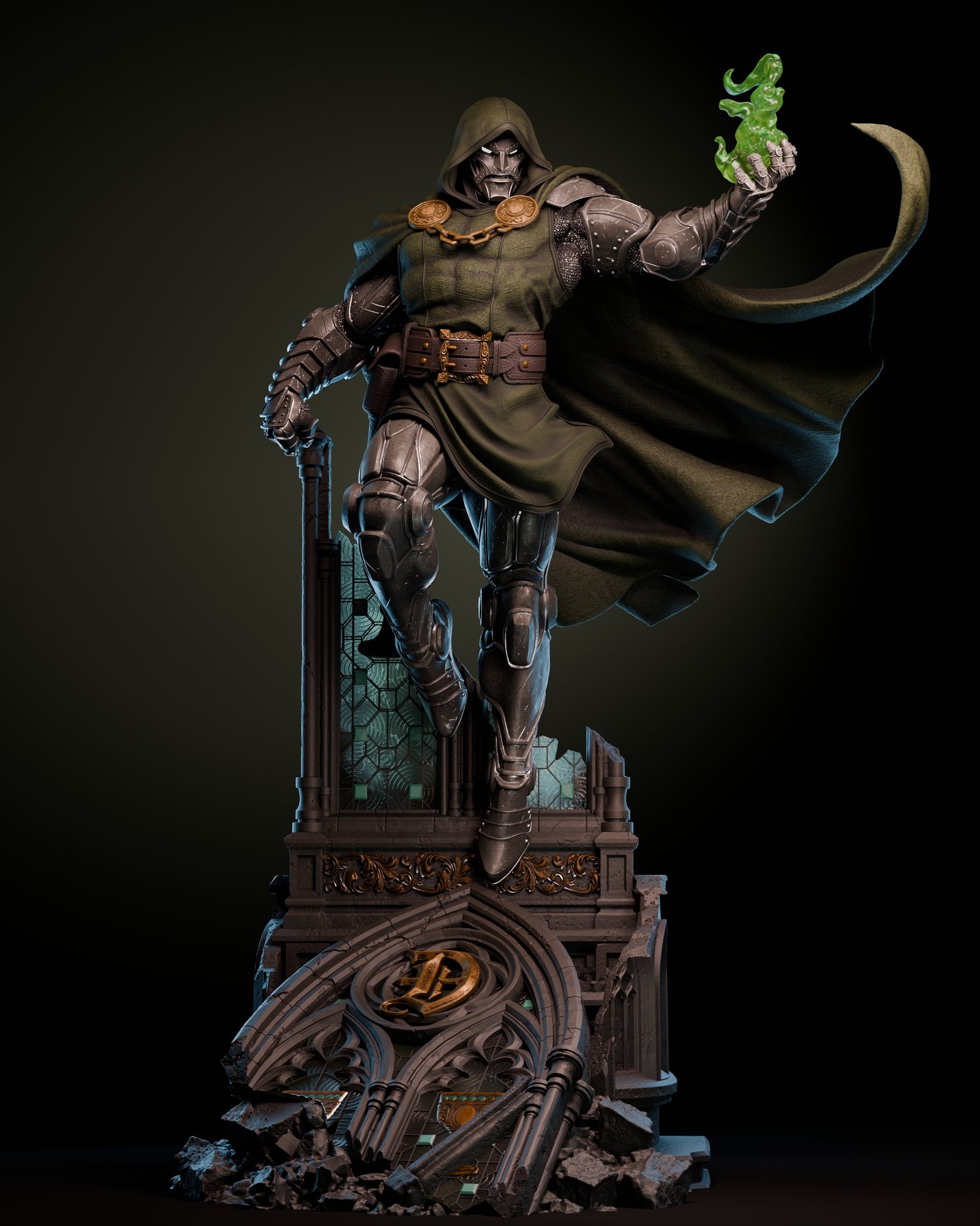 dr Doom — Painted