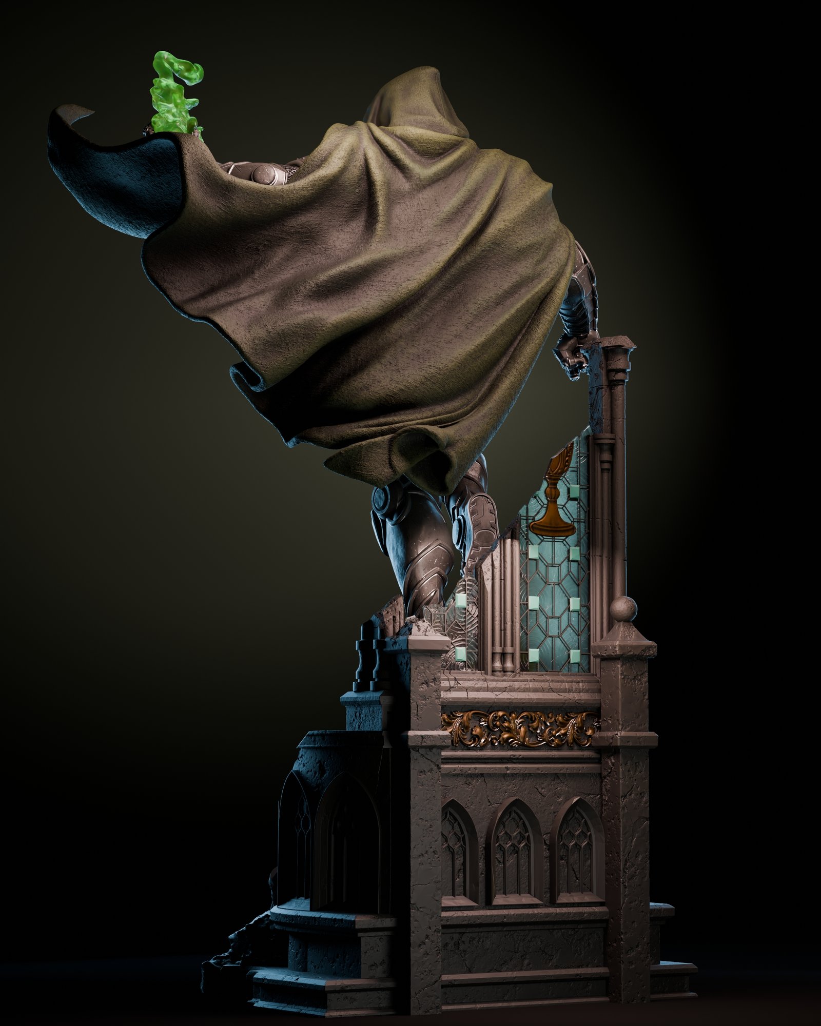 dr Doom — Painted