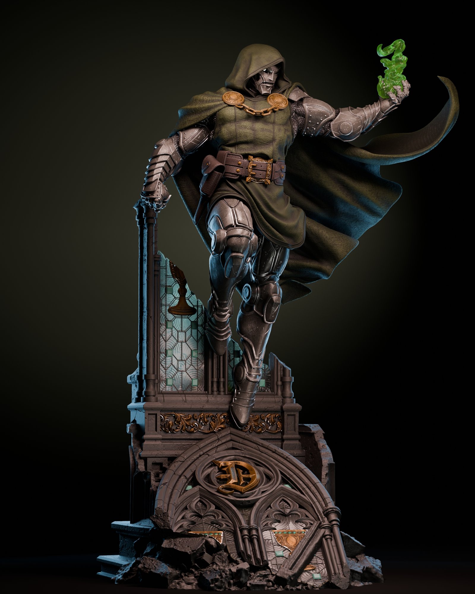 dr Doom — Painted
