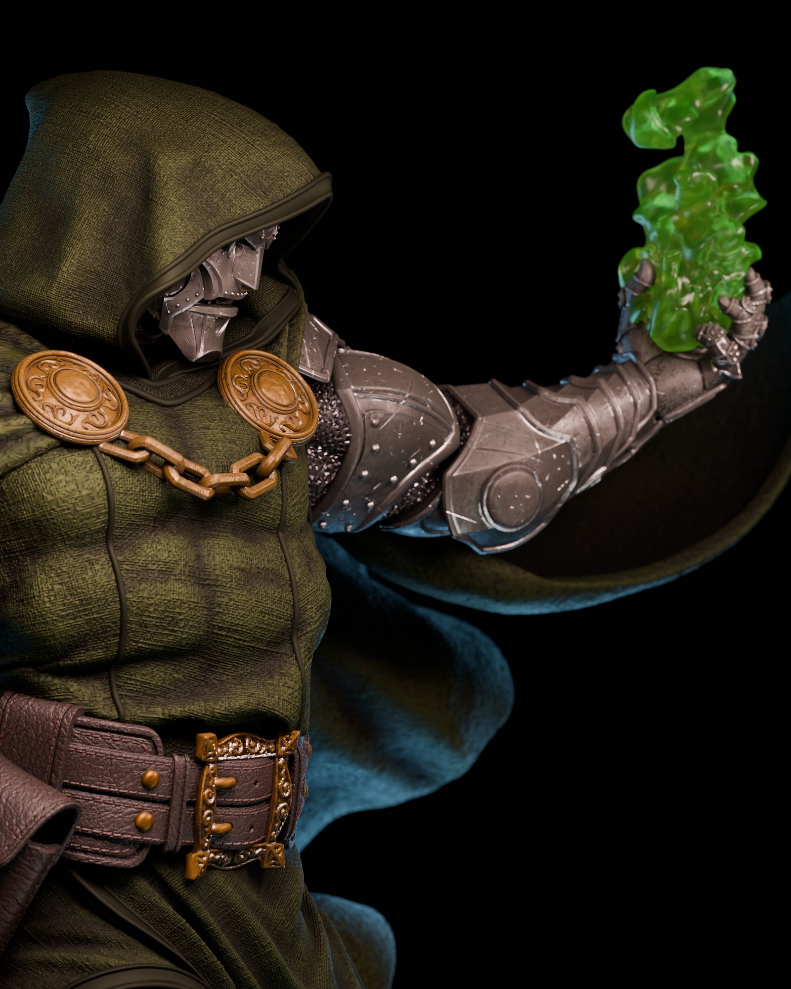 dr Doom — Painted