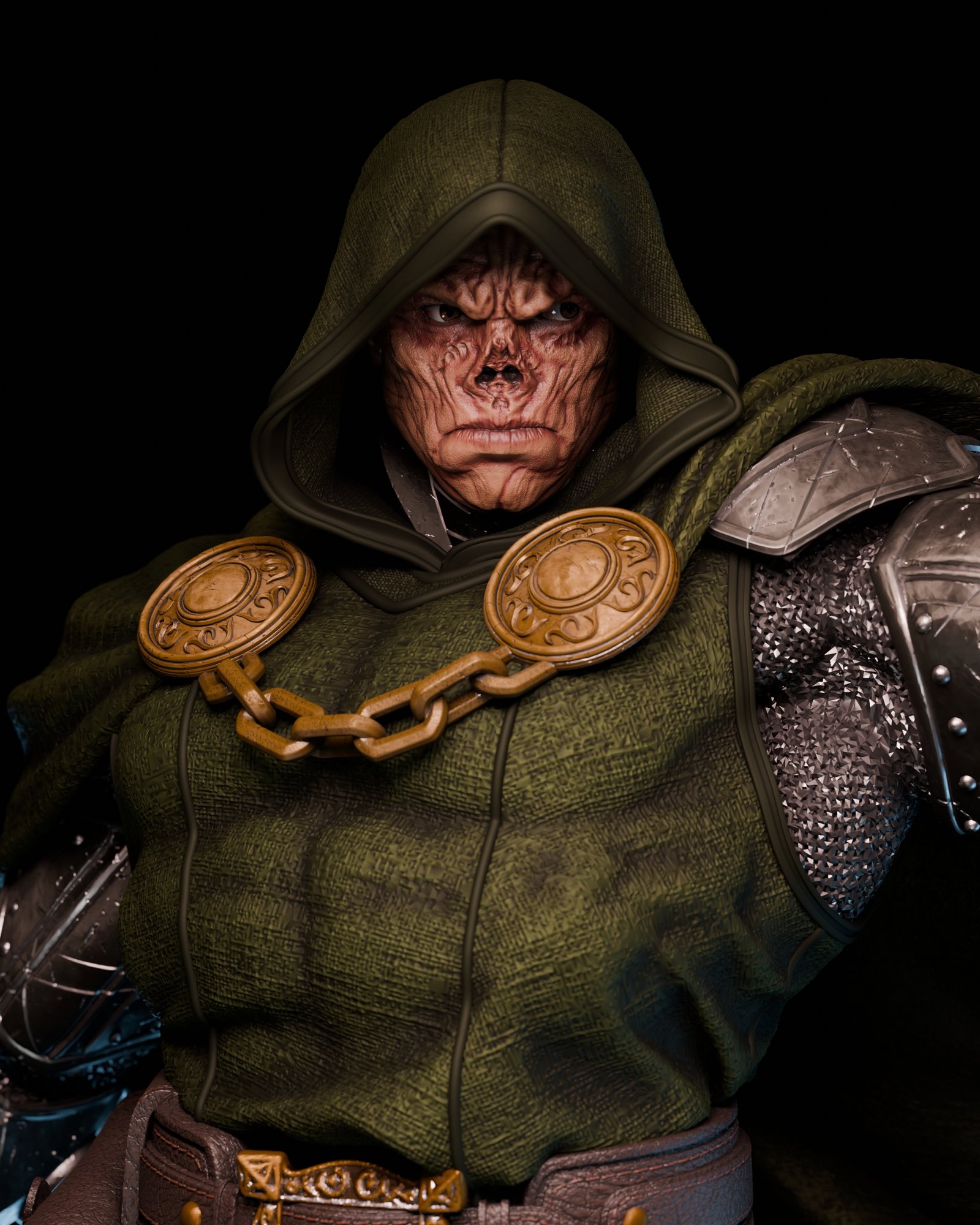 dr Doom — Painted