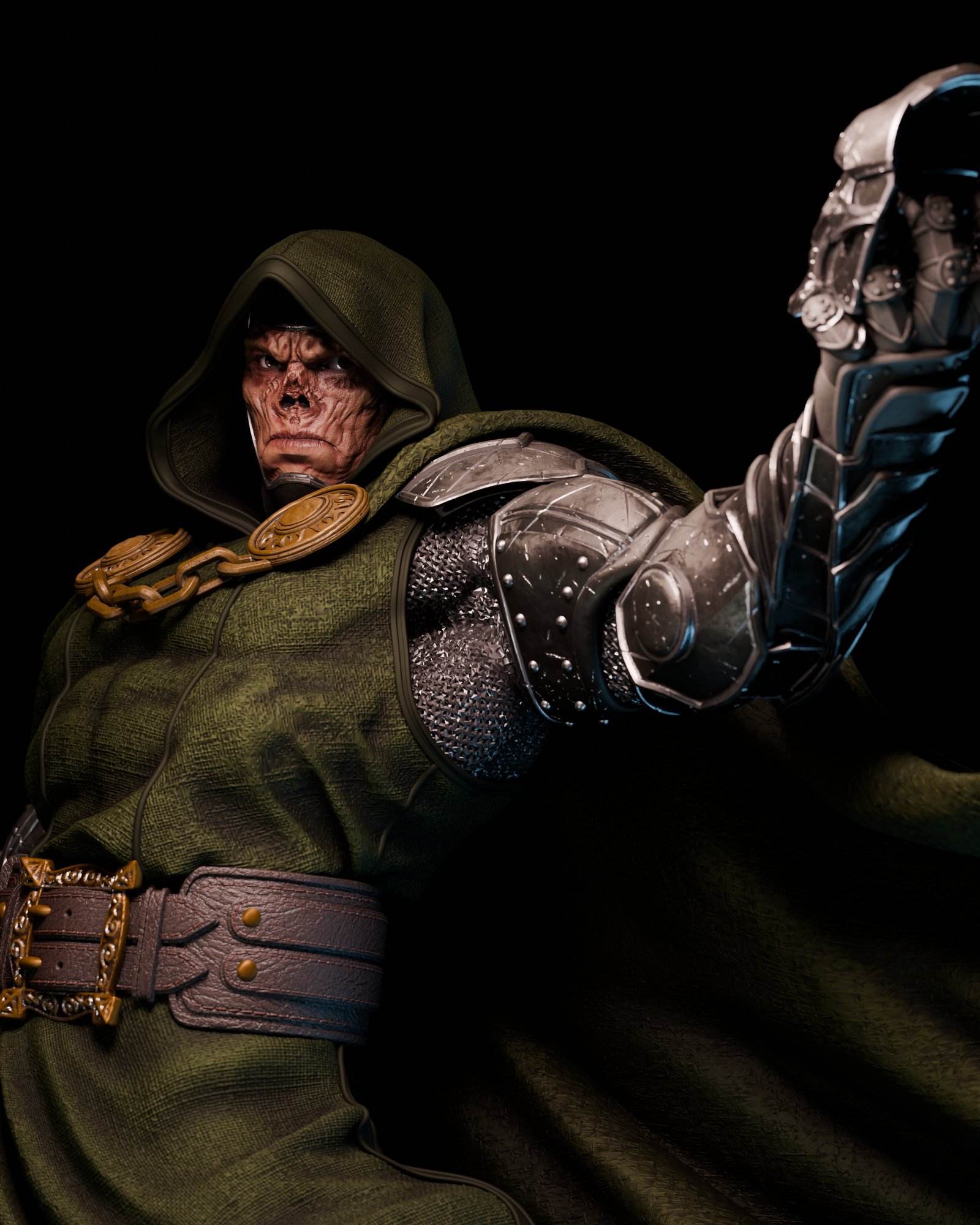 dr Doom — Painted
