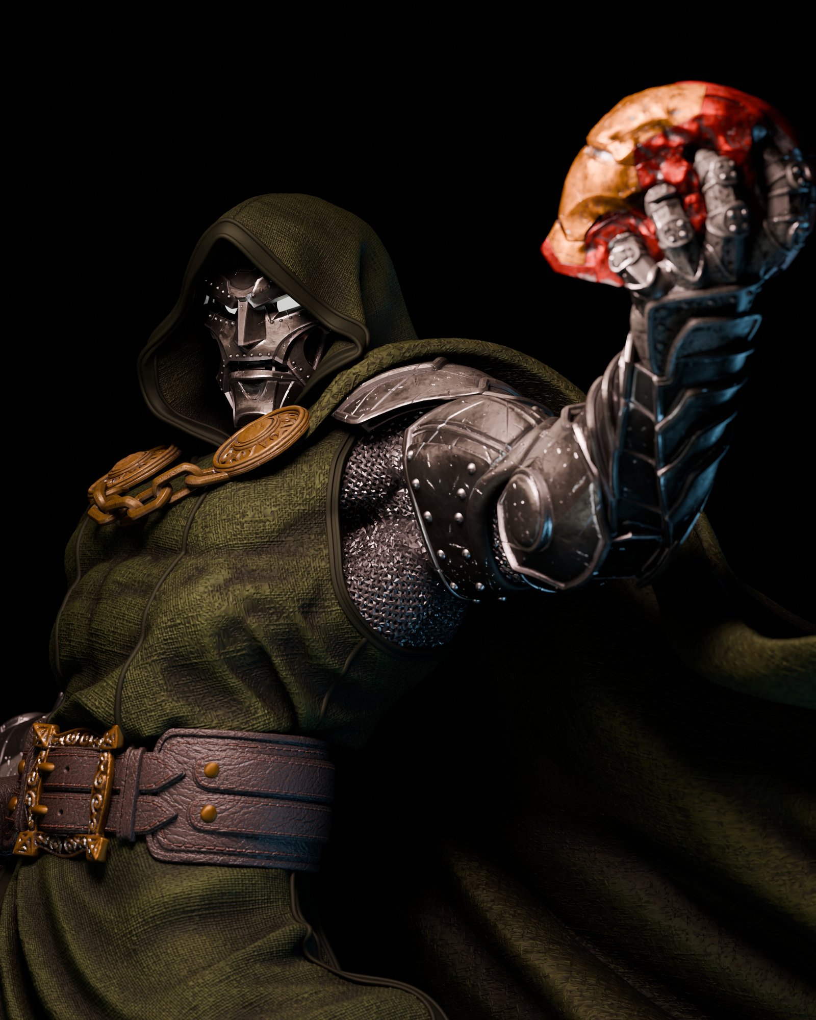 dr Doom — Painted