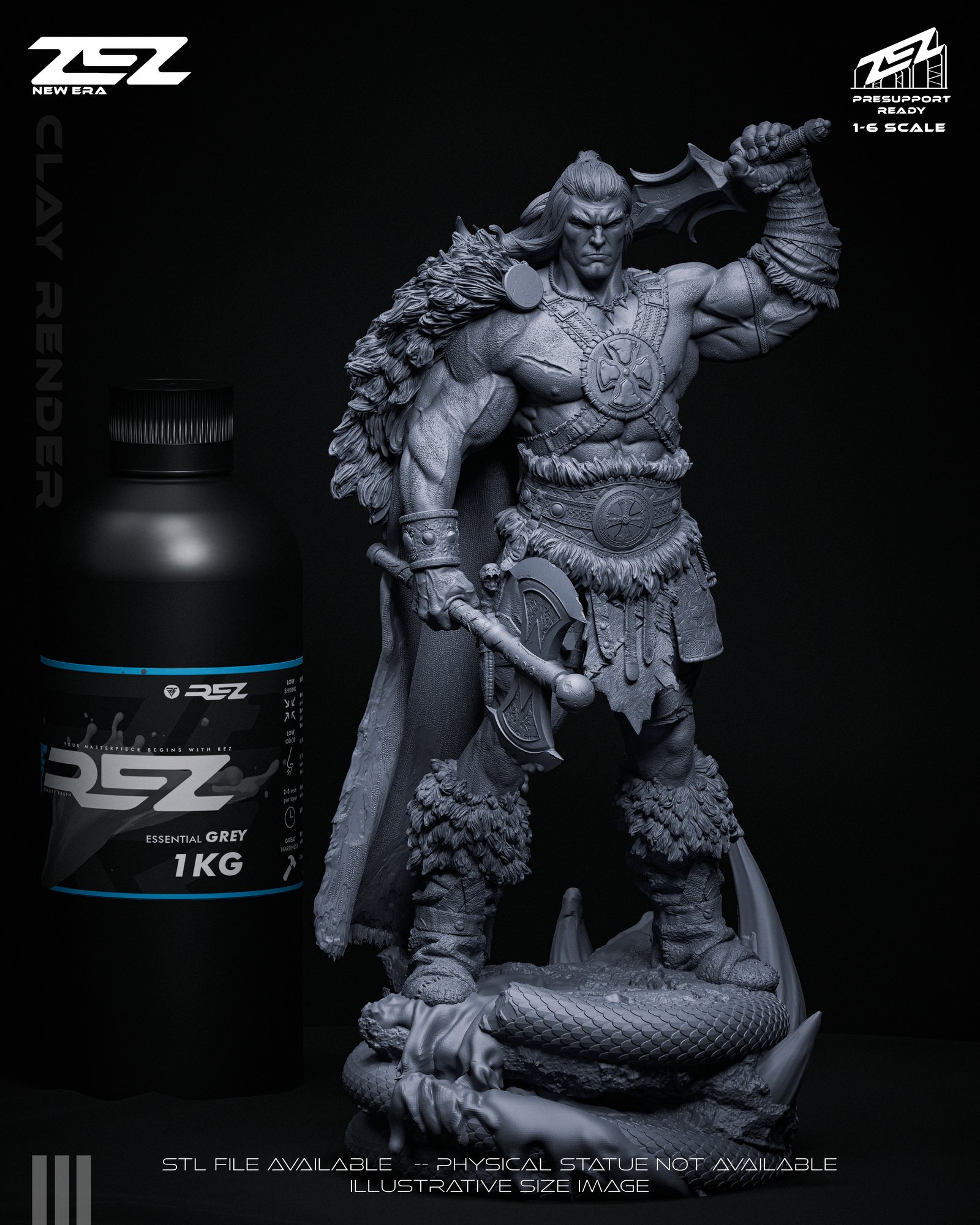 he Man — Unpainted