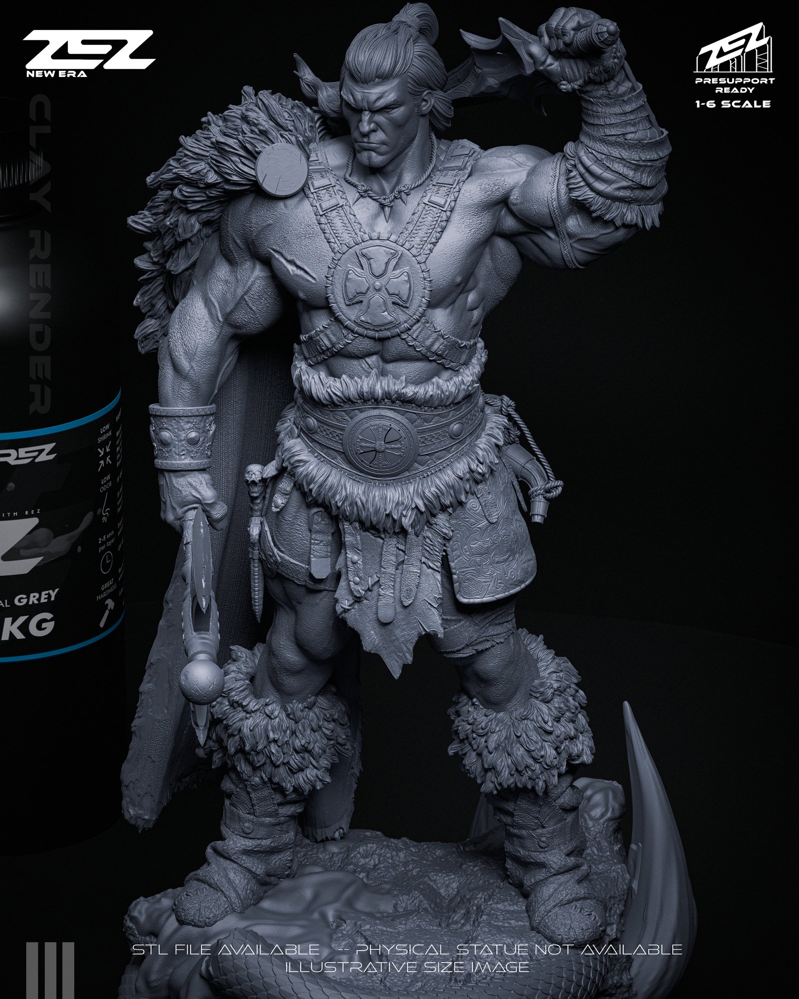 he Man — Unpainted
