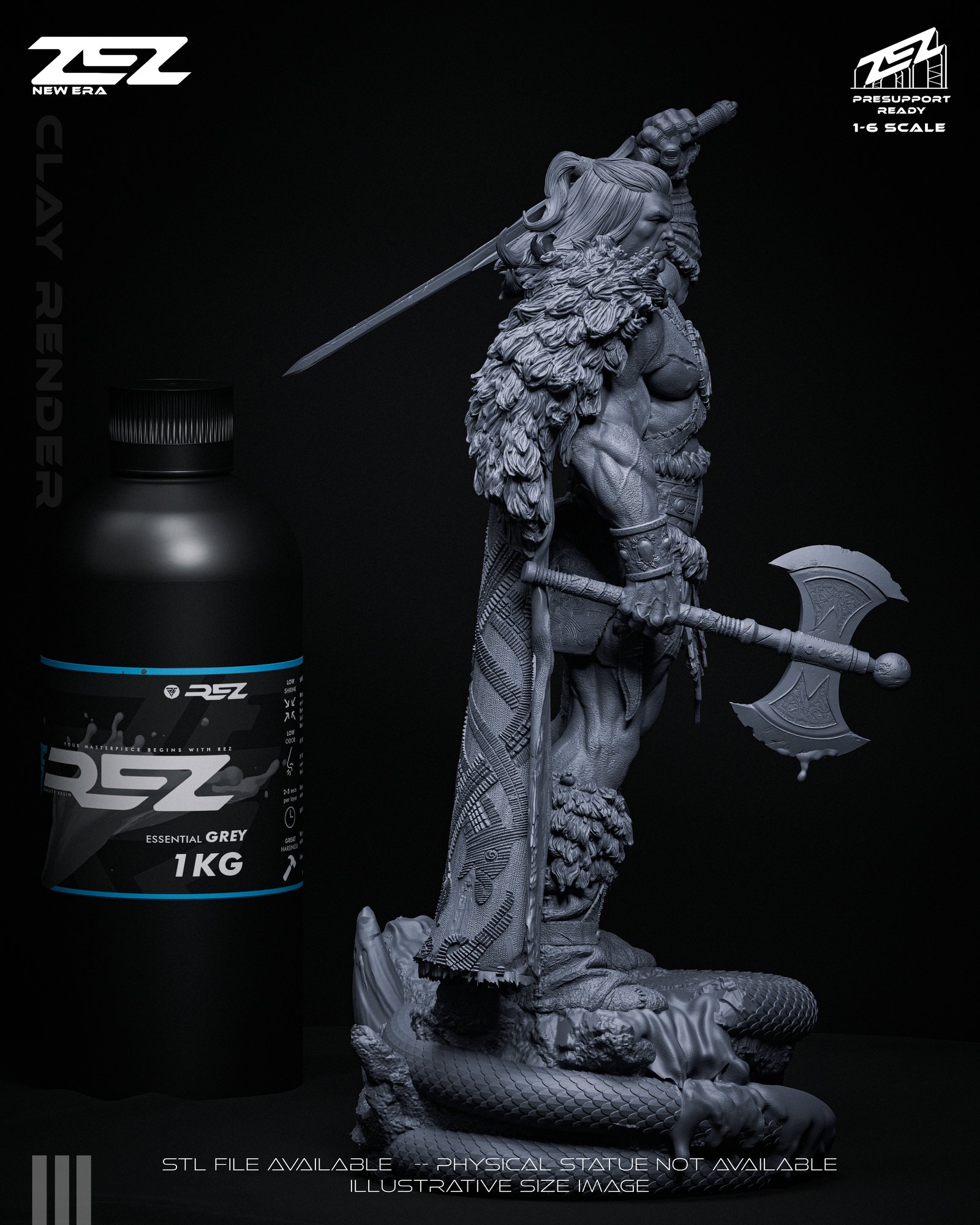 he Man — Unpainted
