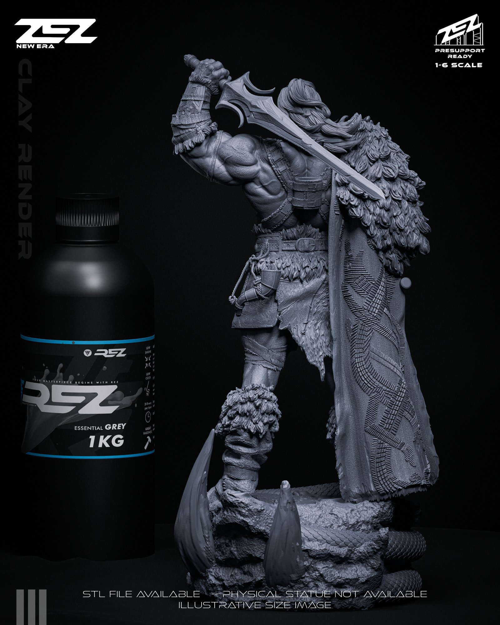 he Man — Unpainted