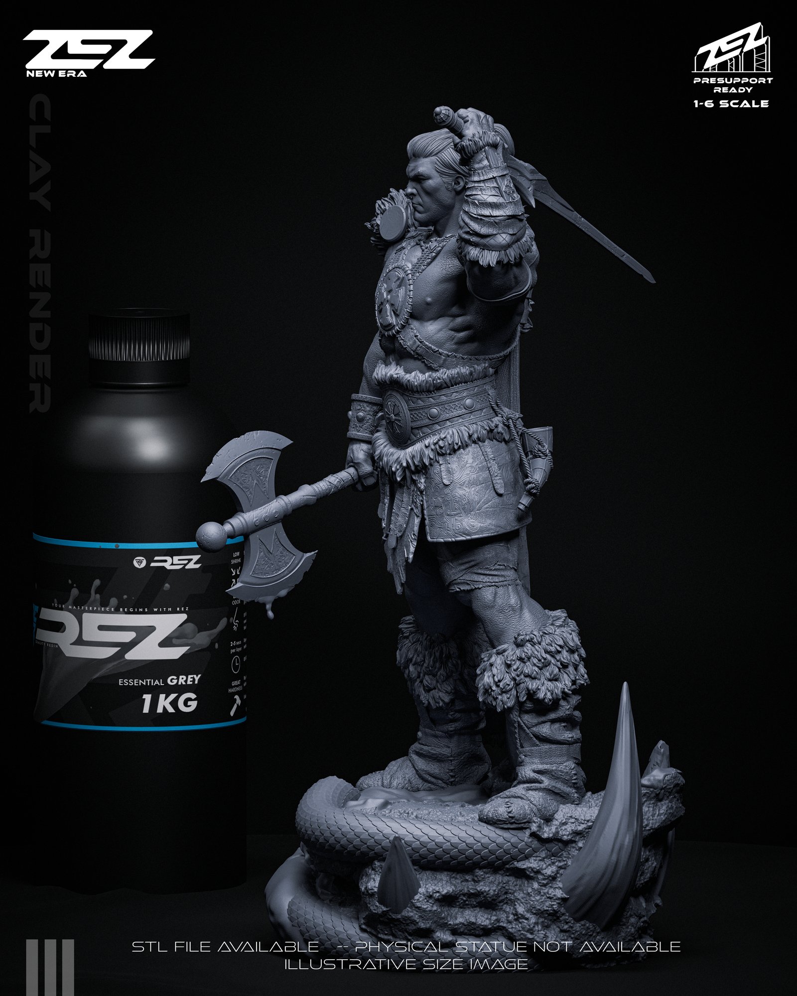 he Man — Unpainted