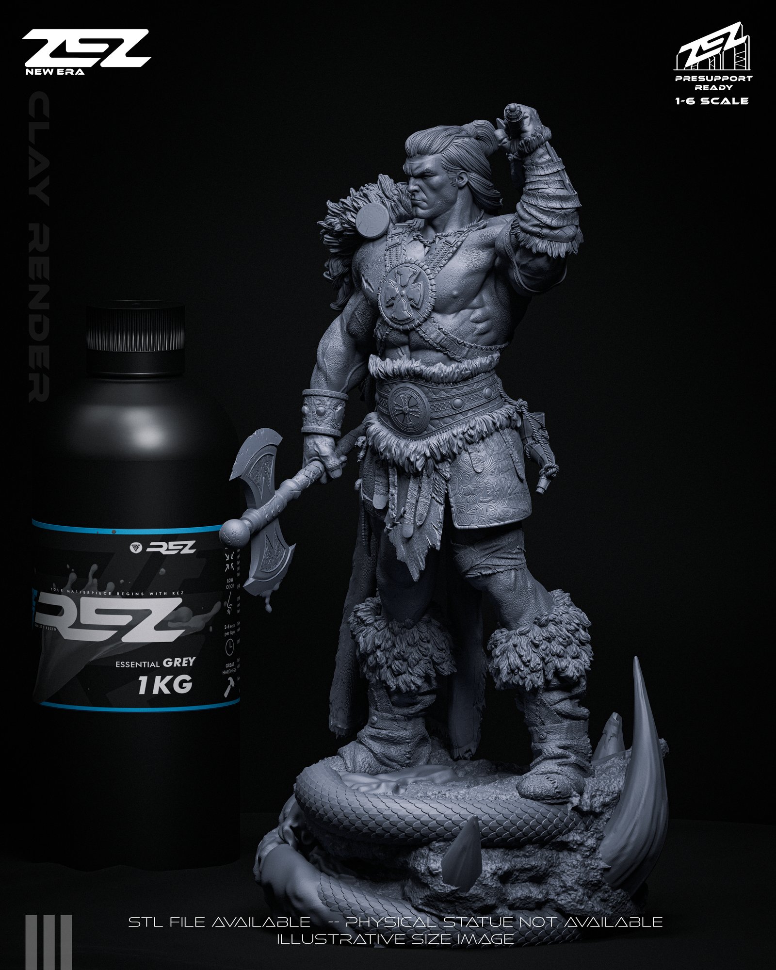 he Man — Unpainted