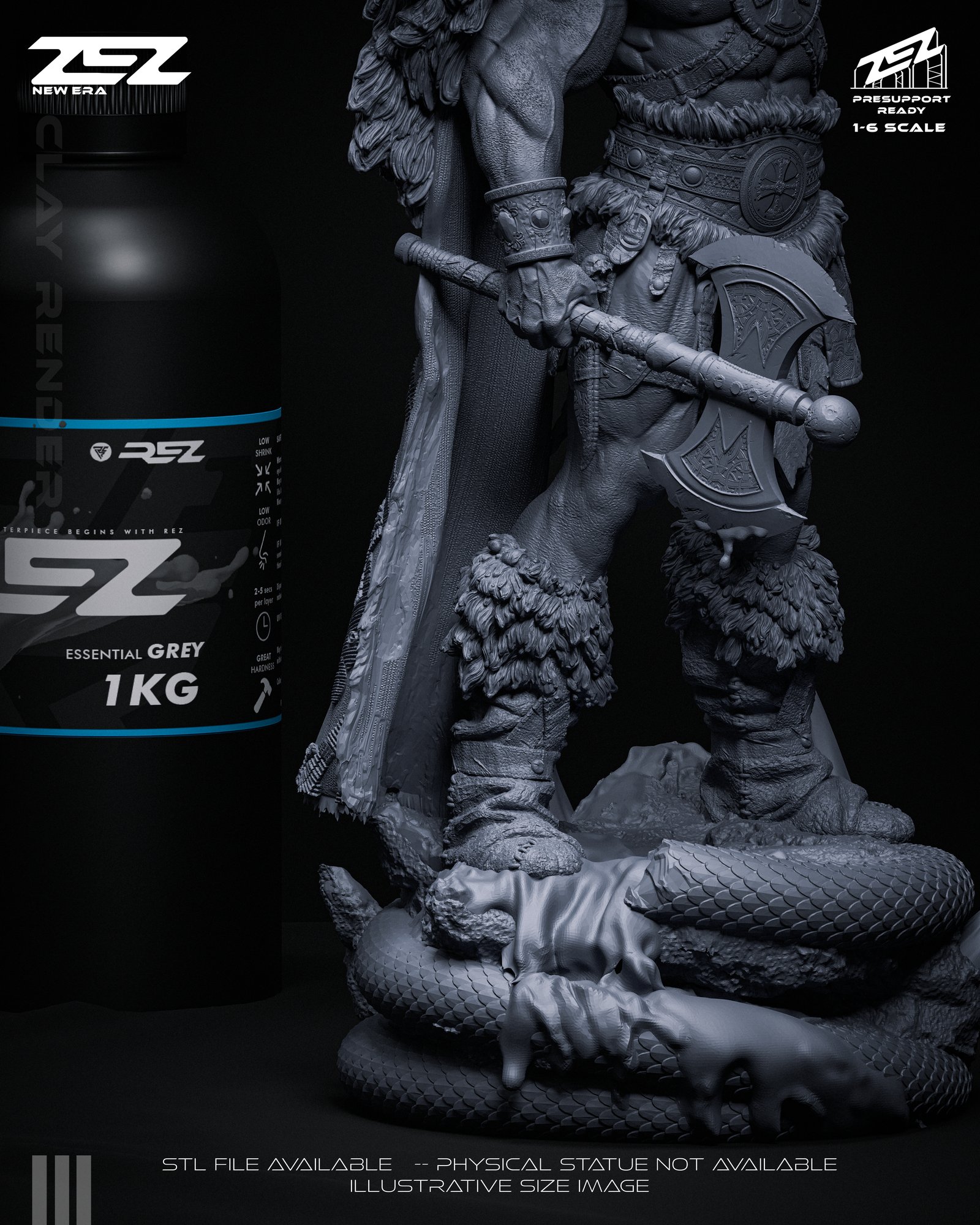 he Man — Unpainted