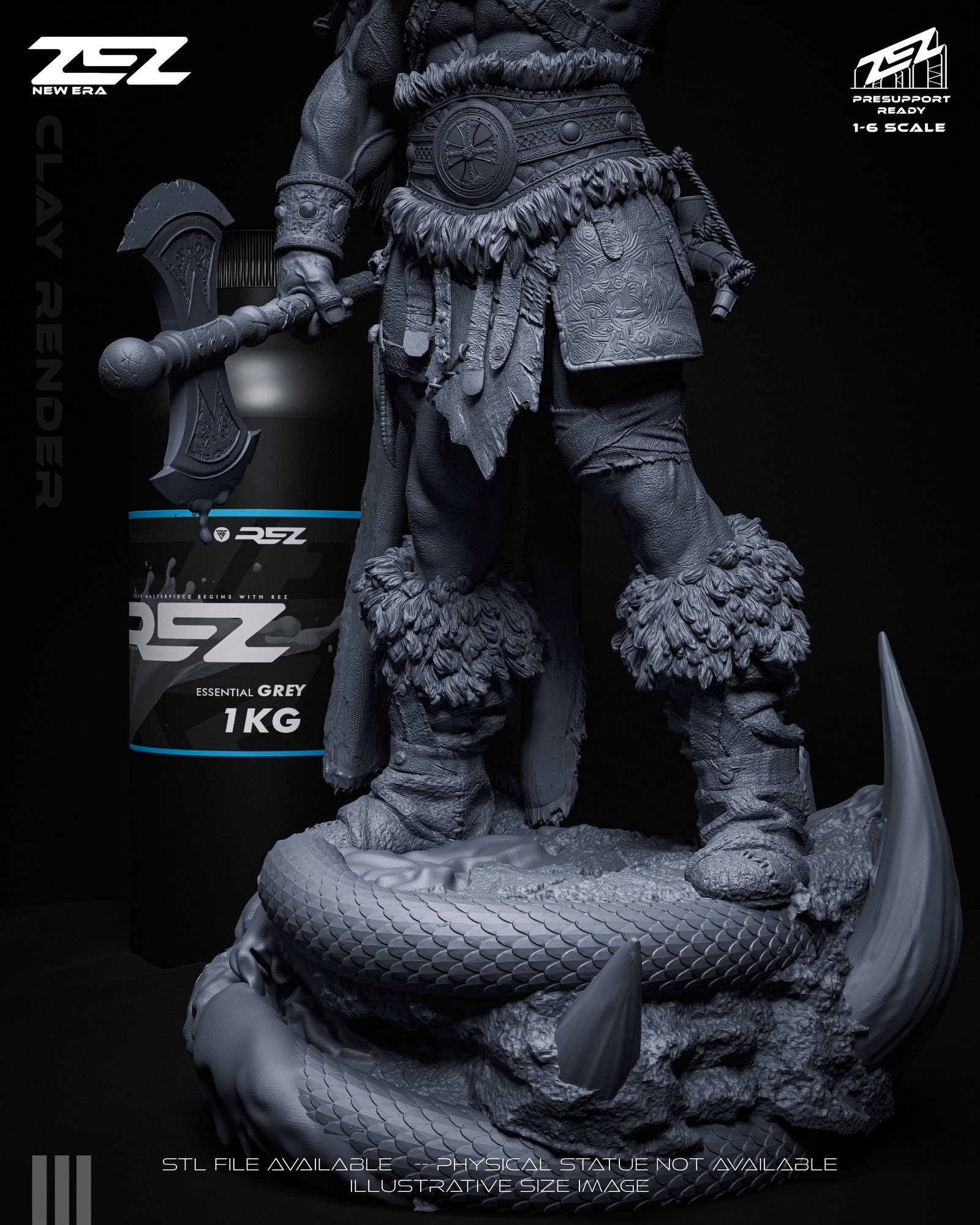 he Man — Unpainted