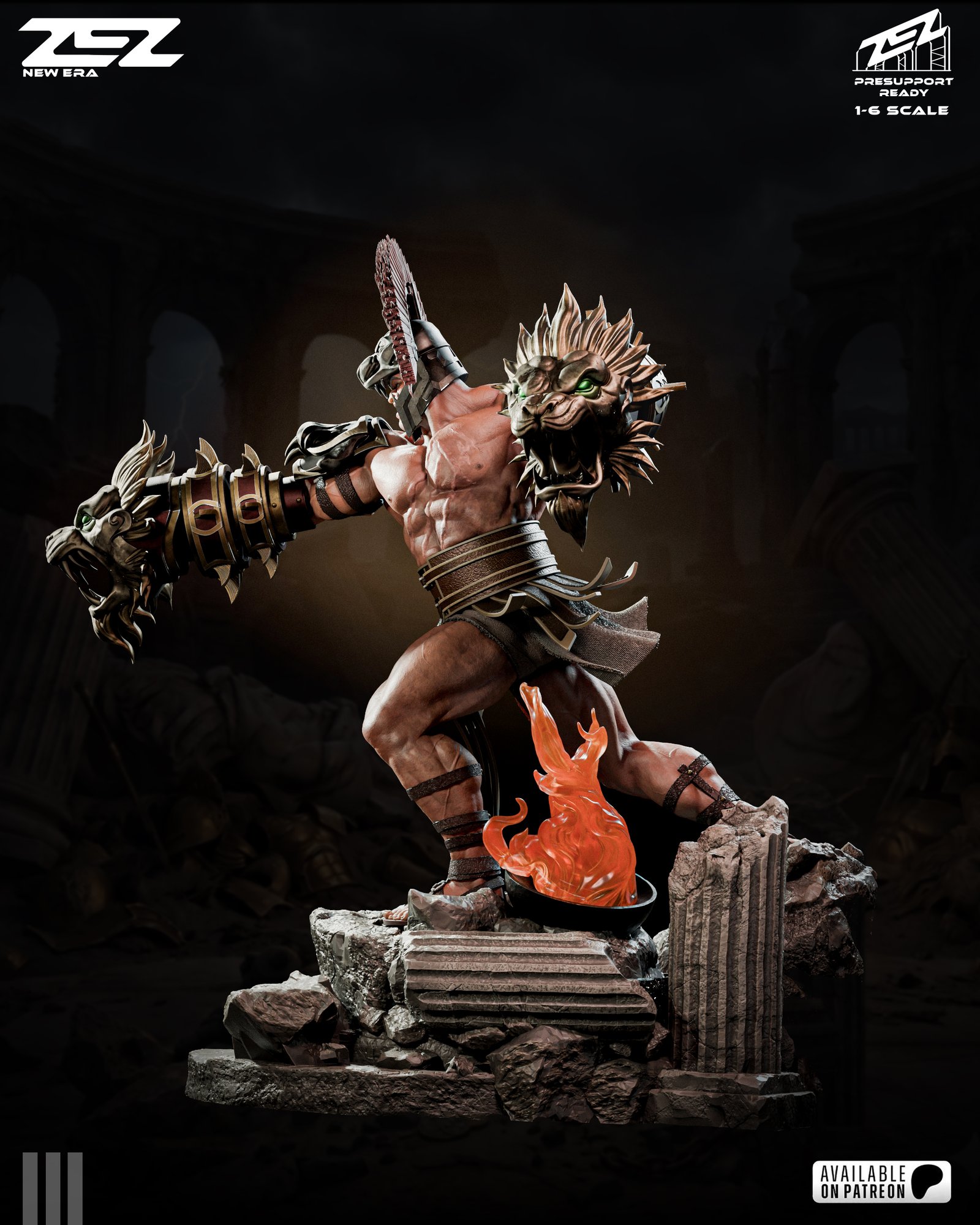Hercules — Painted
