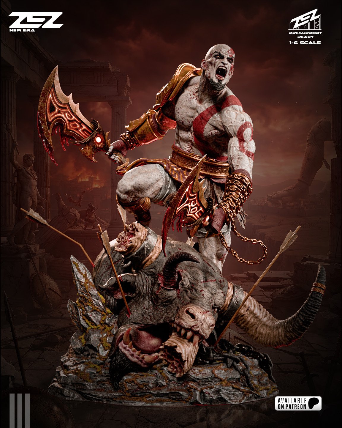 Kratos — Painted