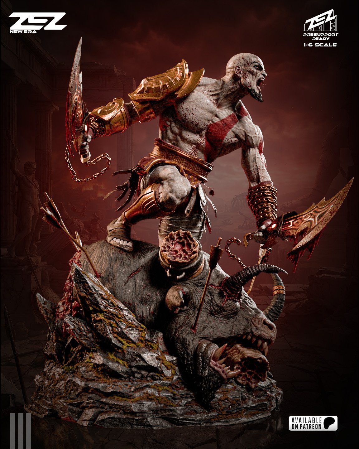Kratos — Painted